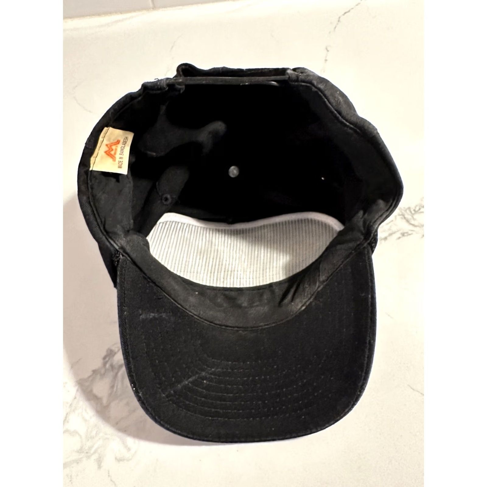 Vintage VINTAGE Burrows Security Black Roped SnapBack Hat Eagle Baseball Cap Men One Size Adjustable Black Eagle Mens Size ONE SIZE - 5 Thumbnail