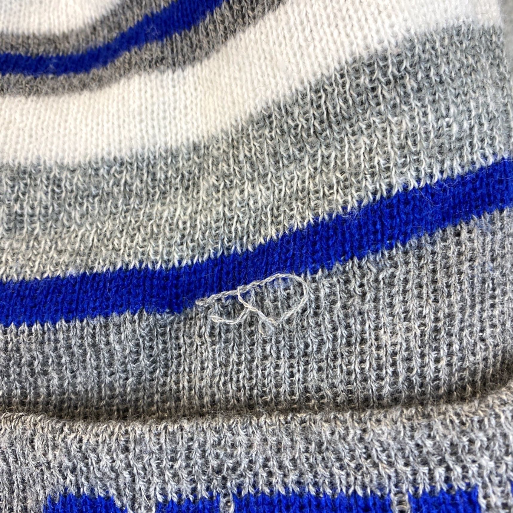 Vintage Kansas City Beanie Winter Knit Hat Pom Puff Ball One Size Blue White Unisex Adults Size ONE SIZE - 2 Thumbnail