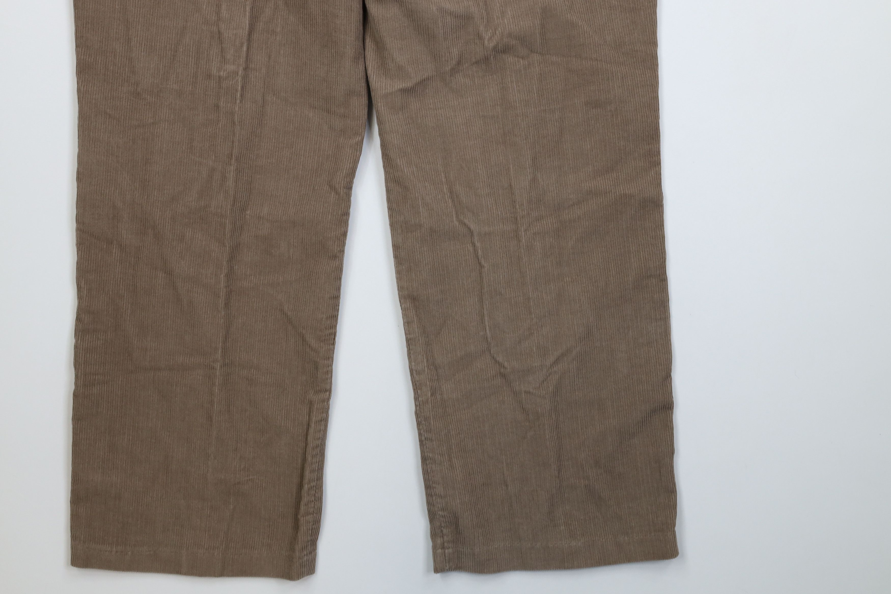 Vintage Vintage 90s Streetwear Flared Wide Leg Corduroy Chino Pants Size US 36 / EU 52 - 13 Thumbnail