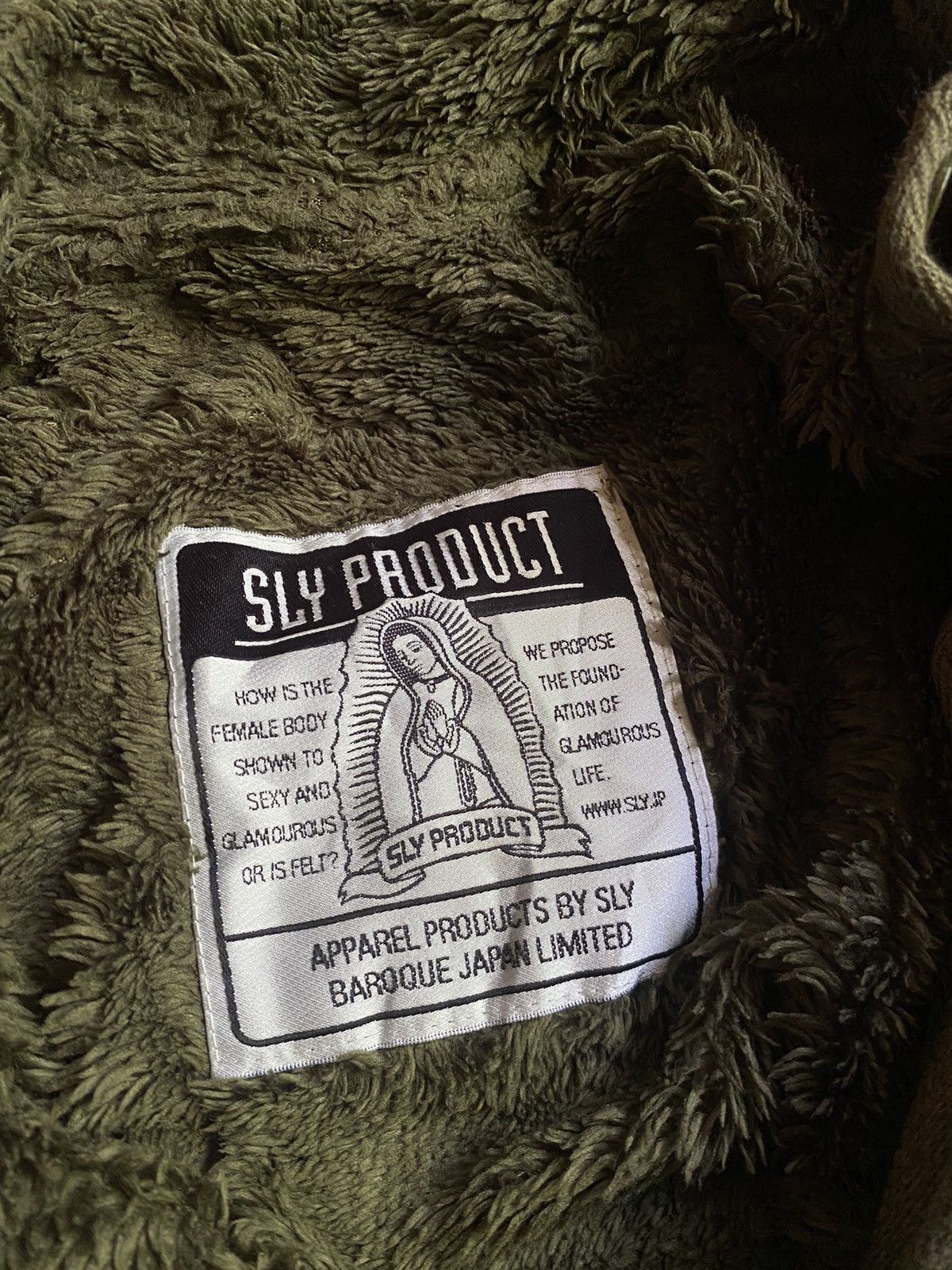 SLY SLY military Fur hoodie Vkei Style Size US M / EU 48-50 / 2 - 6 Thumbnail