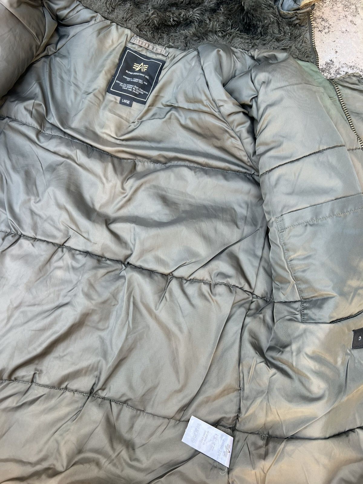 Alpha Industries × Vintage VINTAGE ALPHA INDUSTRIES N3B FAUX FUR HOODIE JACKET Size US L / EU 52-54 / 3 - 12 Thumbnail