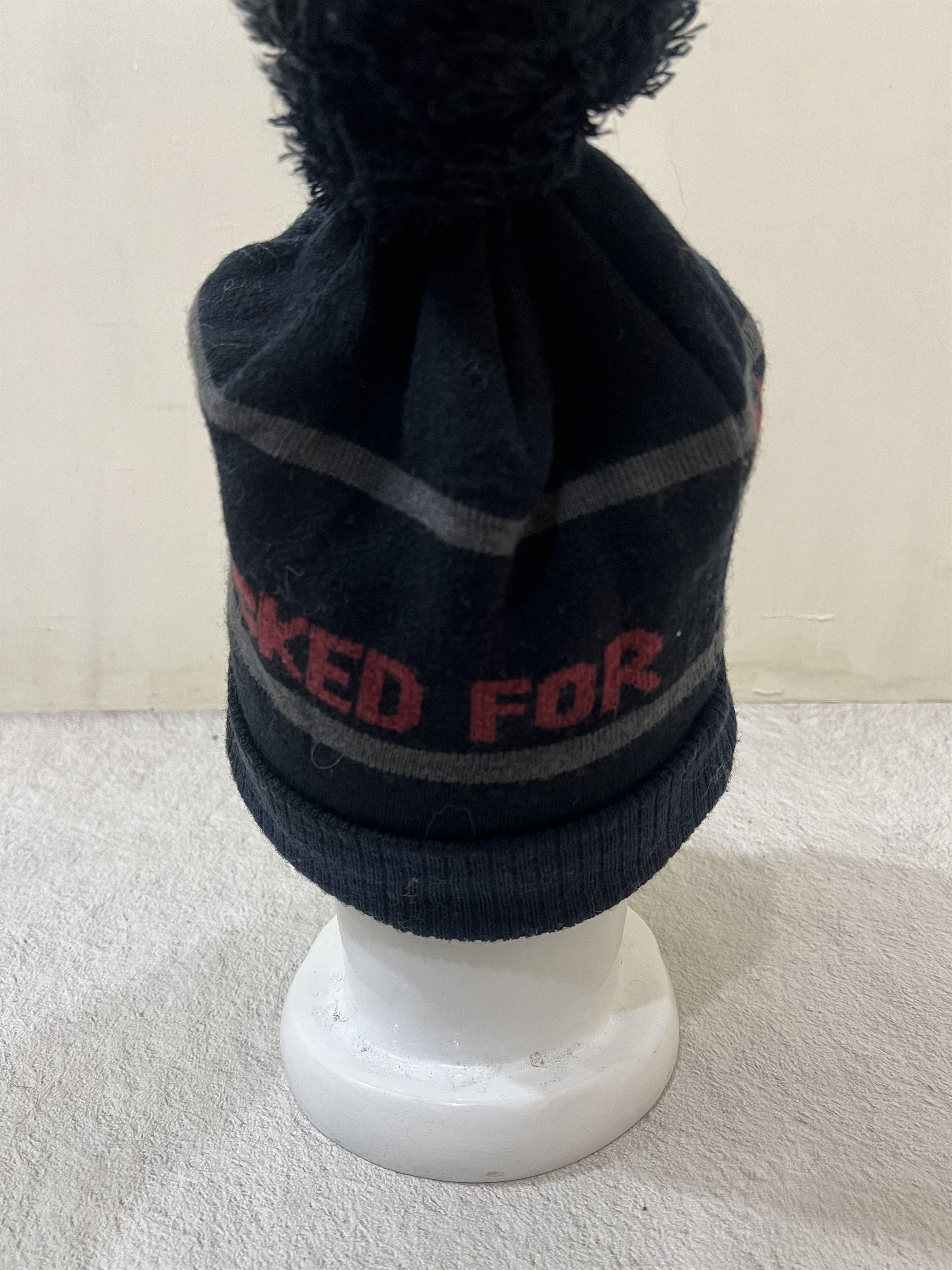 Japanese Brand 2000s Pierre Balmain Poem Knit Beanie Hat y2k Lgb Ifsix Size ONE SIZE - 4 Thumbnail