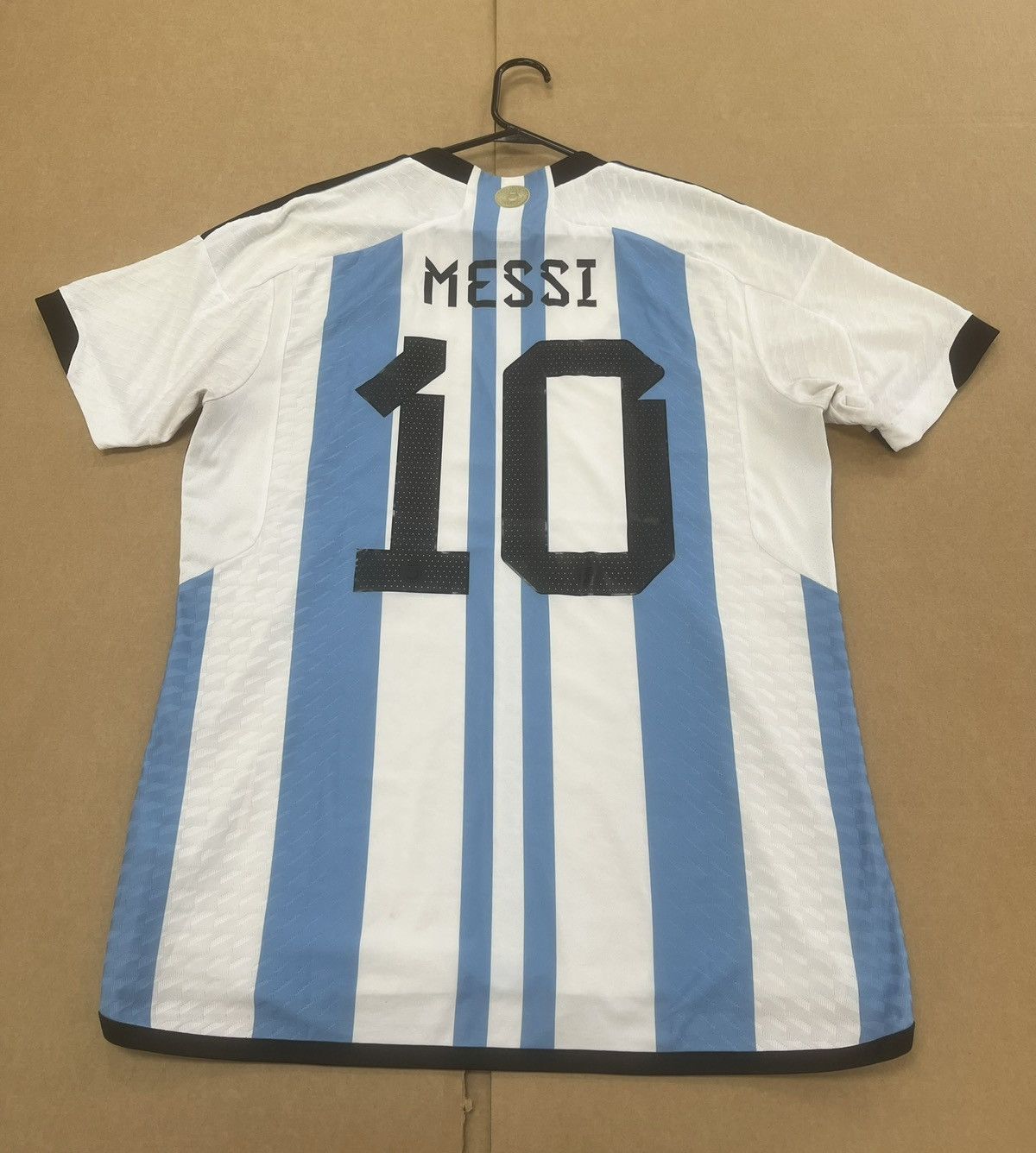 Adidas Adidas Argentina 2022 Authentic Home Jersey Messi Size US L / EU 52-54 / 3 - 2 Thumbnail