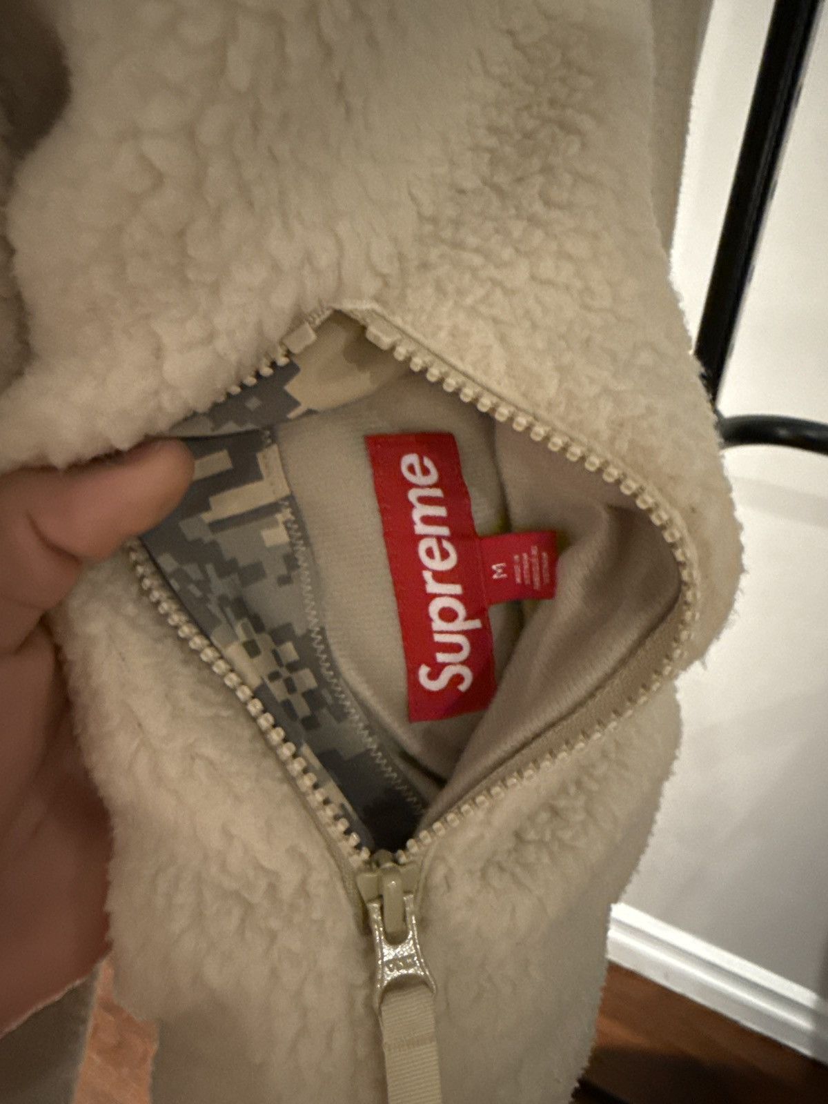 Supreme Supreme Polartec Shearling Reversible Pullover Size US M / EU 48-50 / 2 - 4 Thumbnail