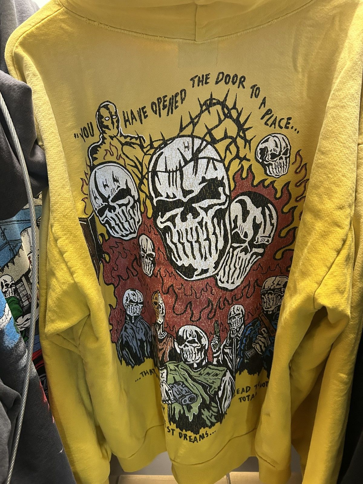 Warren Lotas Pistol Crew Yellow Hoodie