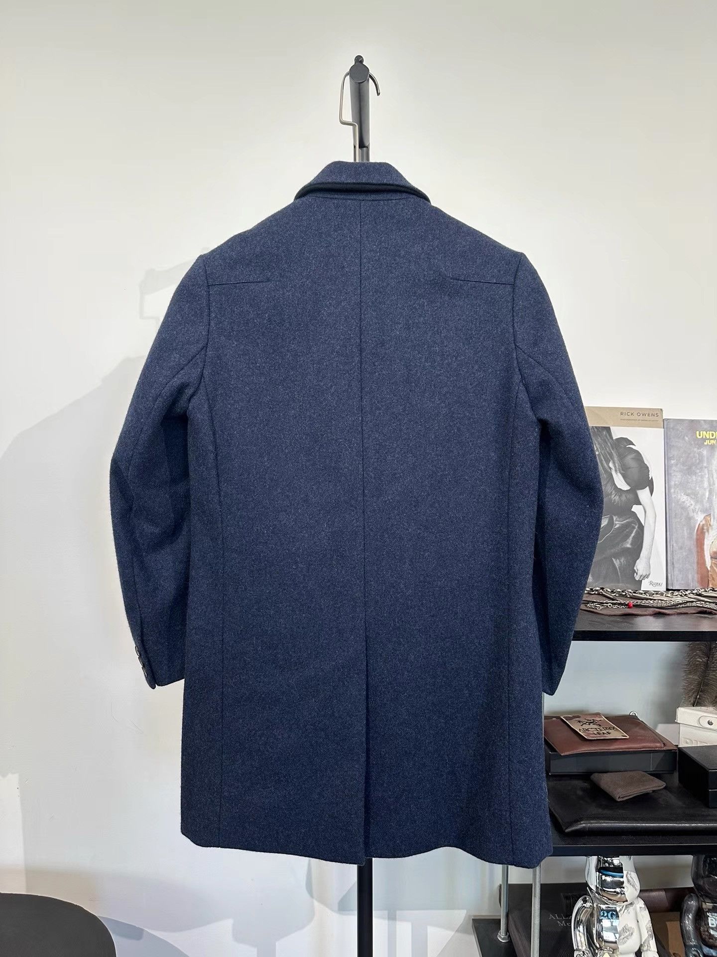 Number (N)ine Number Nine Studious Note Print Wool Chester Coat K35 Size US S / EU 44-46 / 1 - 2 Thumbnail