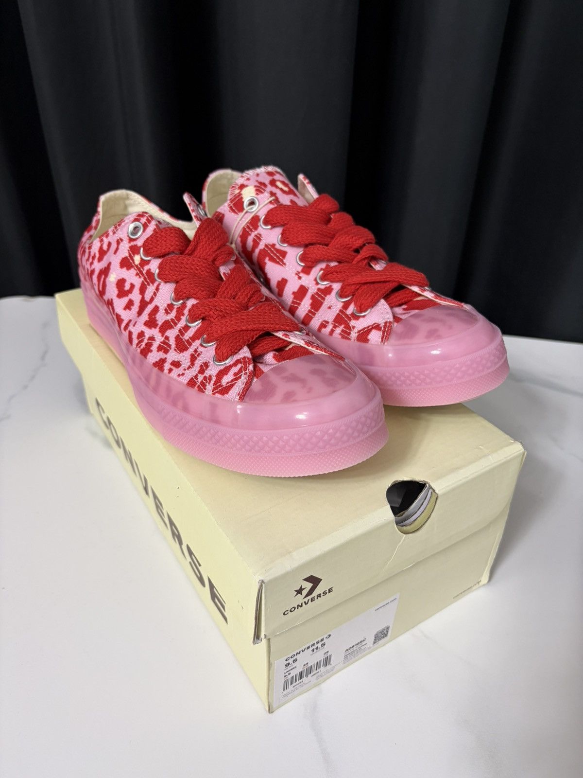 Converse × Golf le Fleur CONVERSE X GOLF LE FLEUR CHUCK TAYLOR PINK SIZE 43 NEW Size US 9.5 / EU 42-43 - 4 Thumbnail
