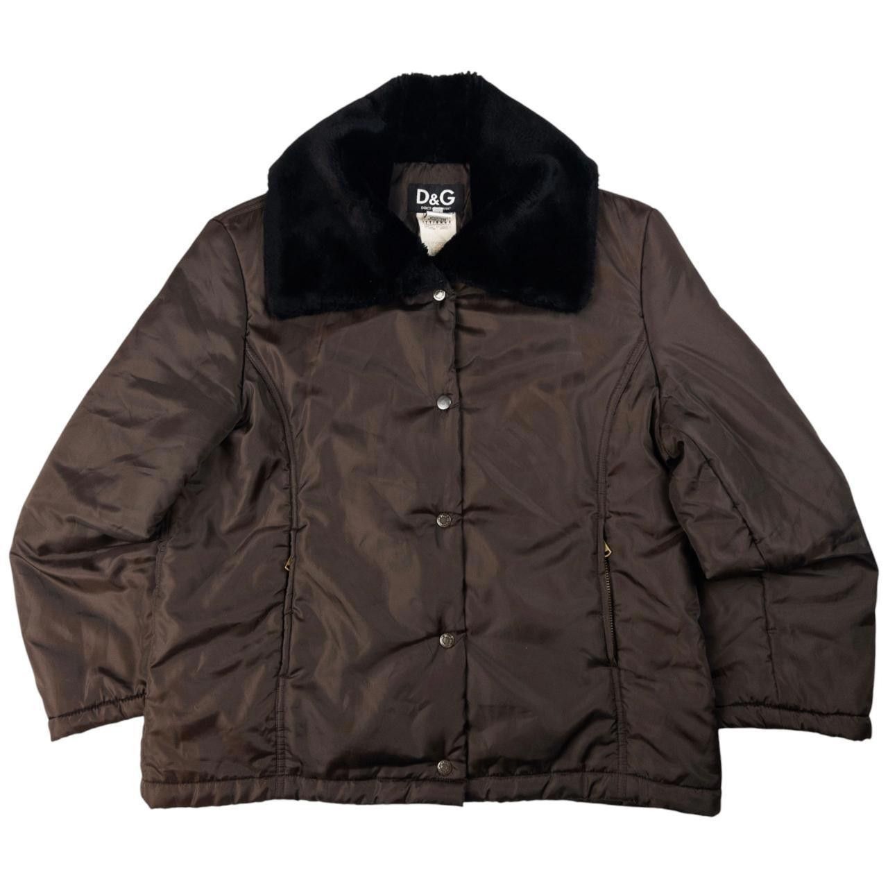 Dolce & Gabbana Vintage Dolce & Gabbana Fur Collar Jacket Women's Size L Size L / US 10 / IT 46 - 1 Thumbnail