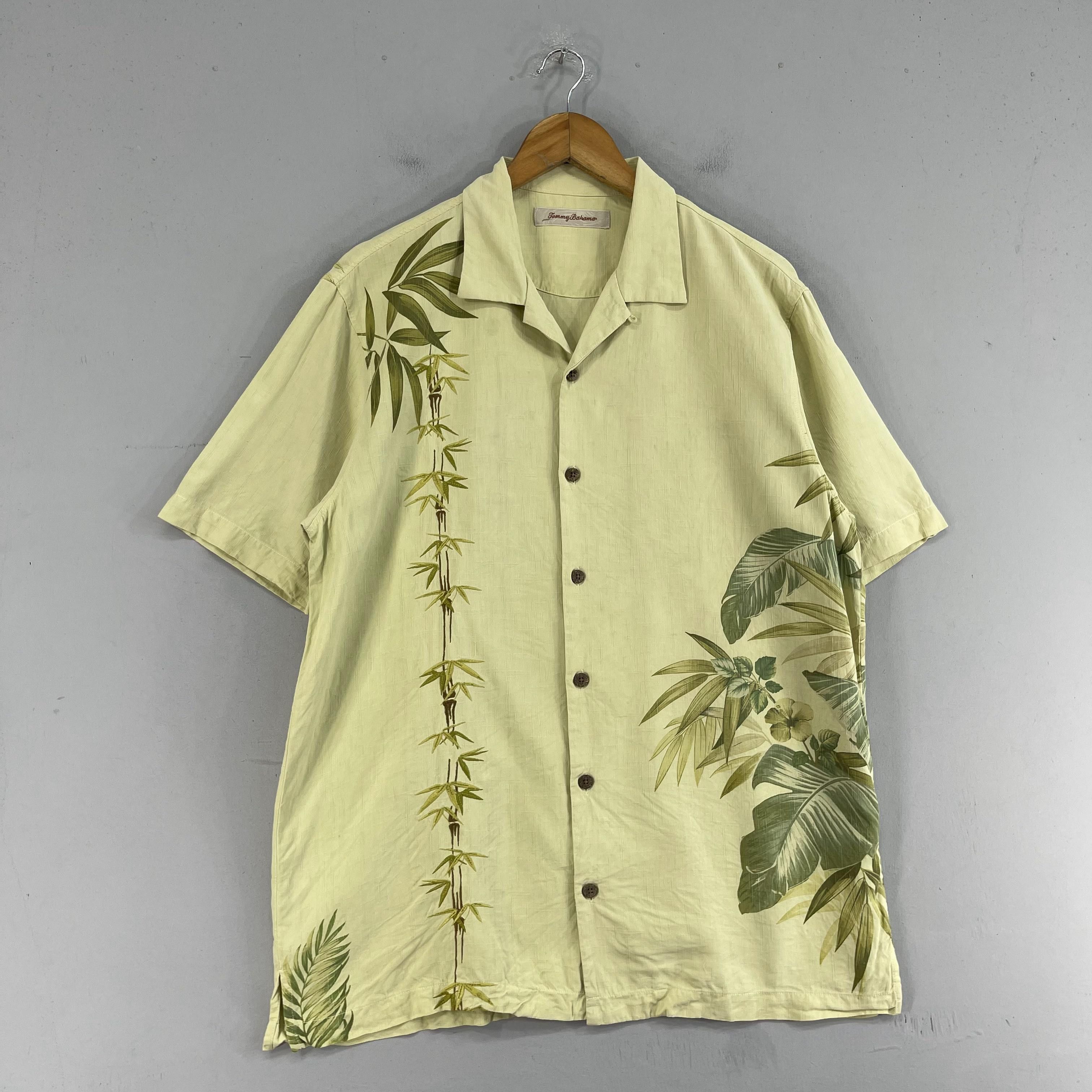 Tommy Bahama × Vintage TOMMY BAHAMA Hawaii Tropical Floral Hibiscus Motive Shirt Size US M / EU 48-50 / 2 - 3 Thumbnail