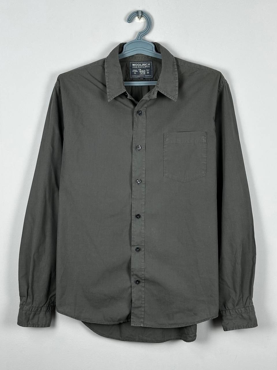 Woolrich Woolen Mills Woolrich Woolen Mills Grey Cotton Casual Mens XL Size US XL / EU 56 / 4 - 1 Thumbnail