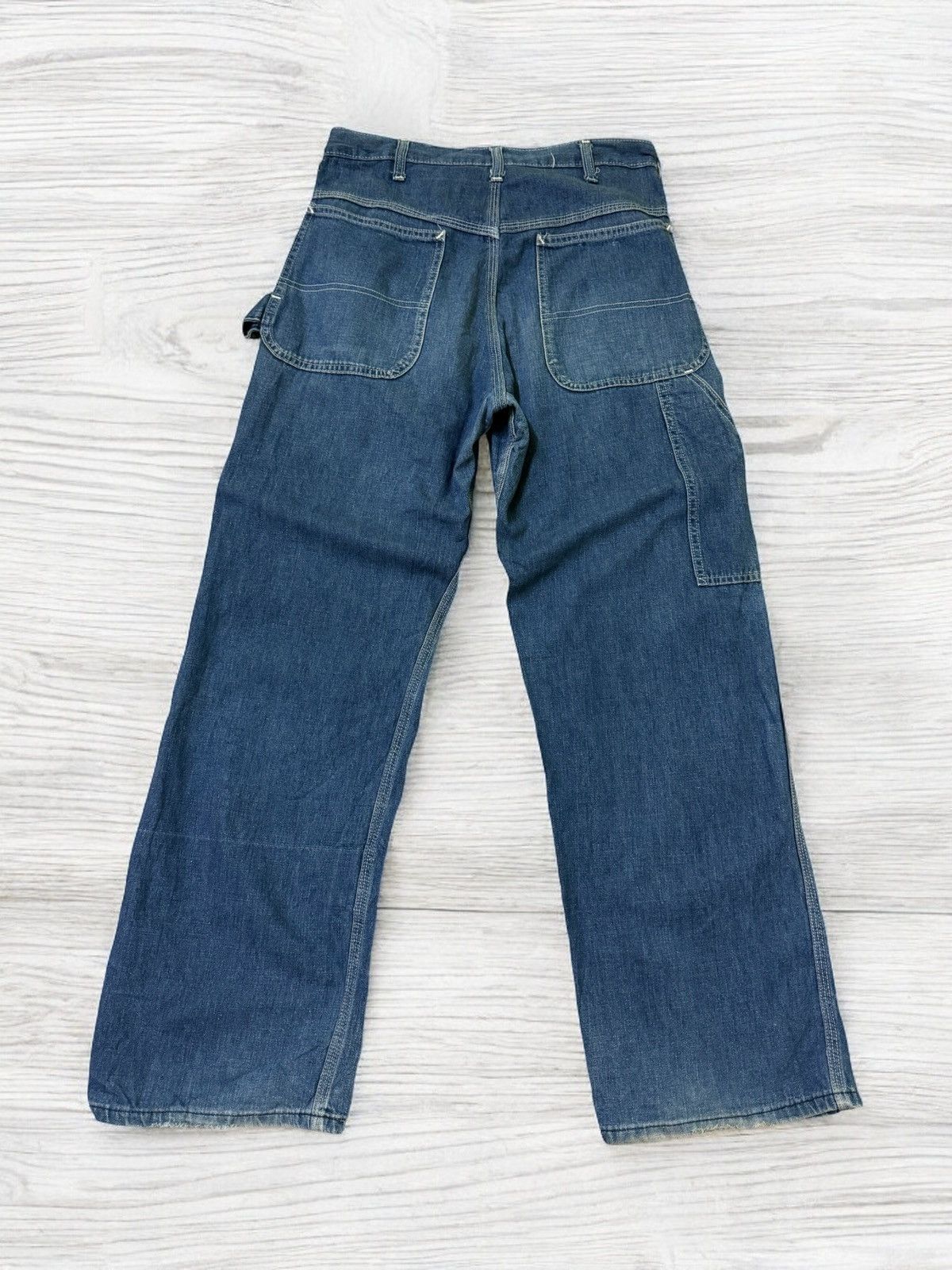Vintage Vintage 90s Pointer Carpenter Jeans Baggy Talon Zipper Jeans Size US 28 / EU 44 - 2 Thumbnail