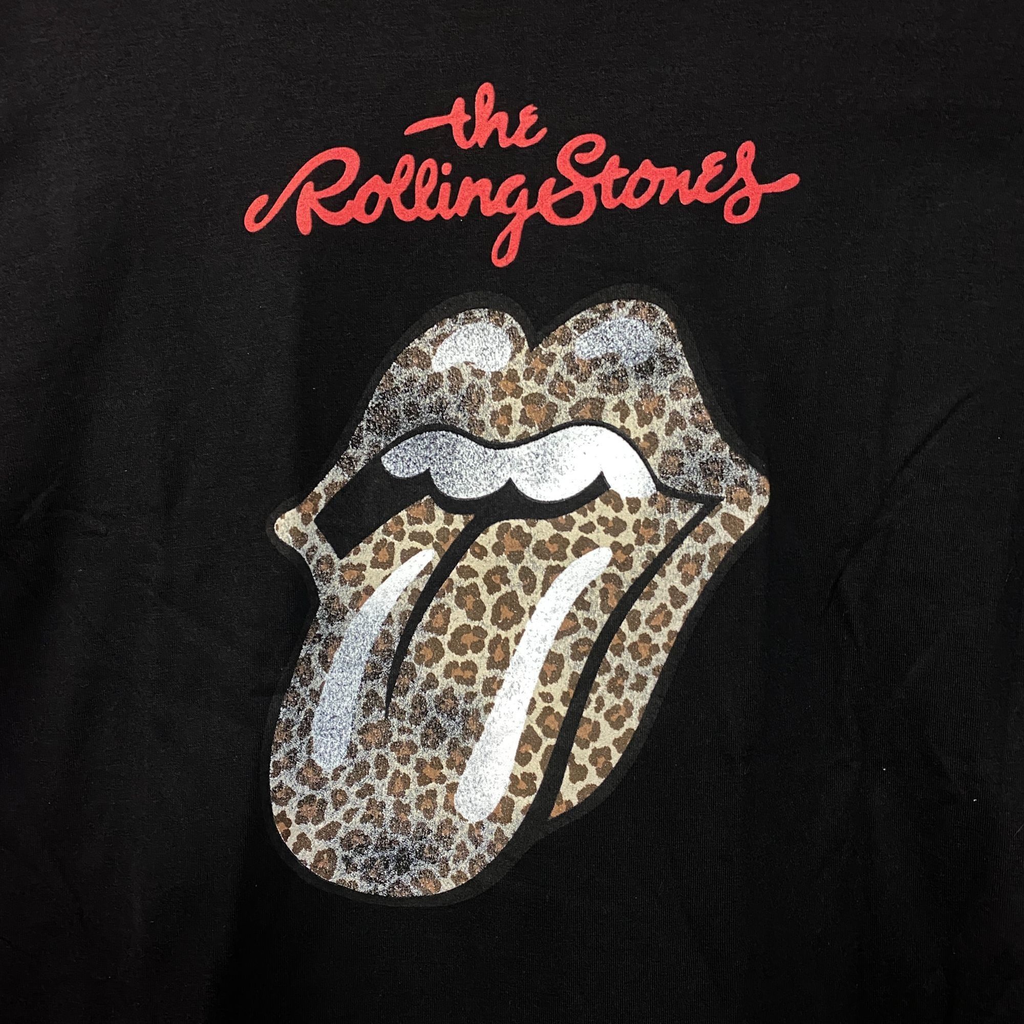The Rolling Stones Rolling Stones Leopard Print Tongue Graphic Women's T-Shirt Size XL / US 12-14 / IT 48-50 - 2 Thumbnail
