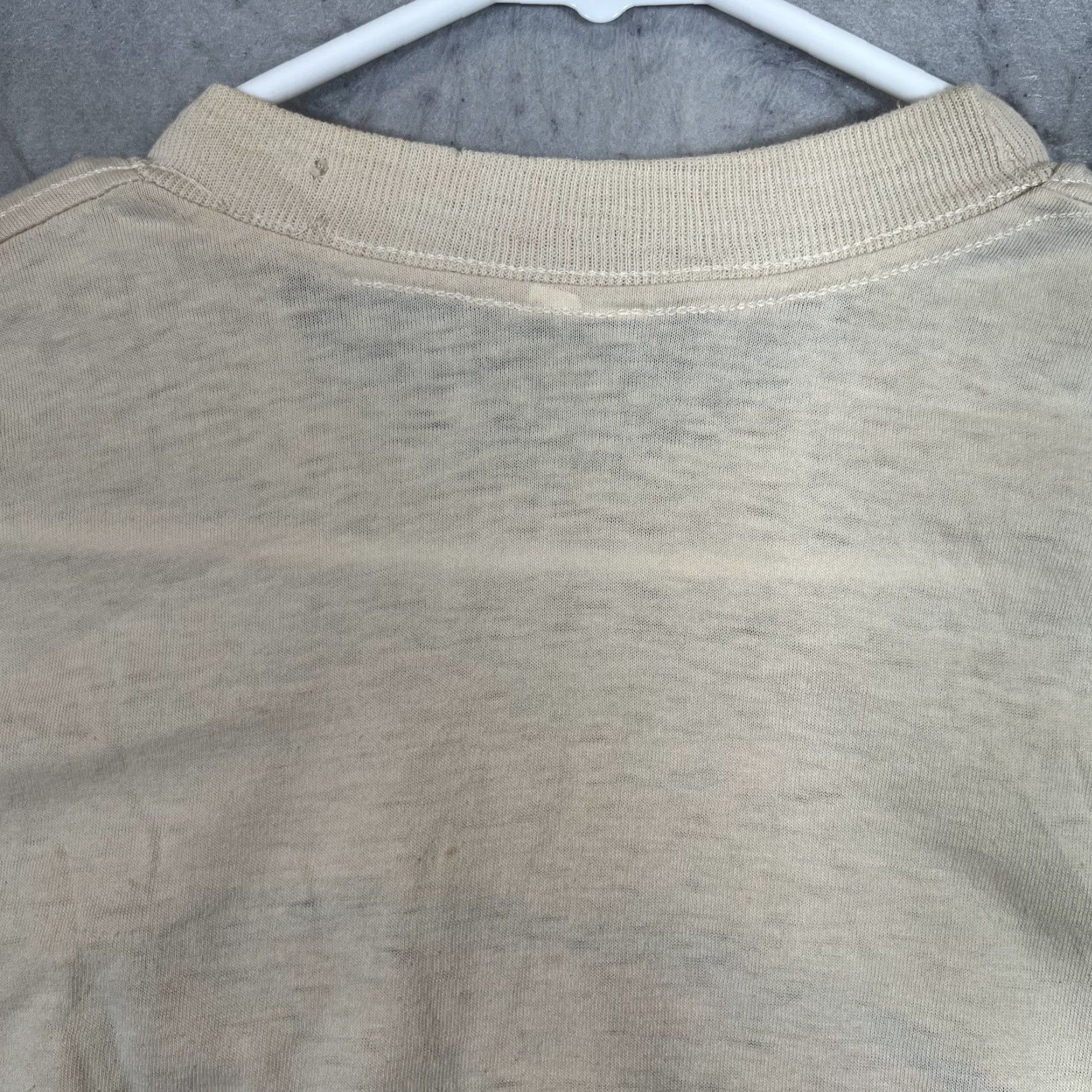 Vintage VINTAGE Pac-Man Video Arcade Game T-Shirt Adult Small Beige Mens 1981 Graphic Print Size US S / EU 44-46 / 1 - 7 Thumbnail