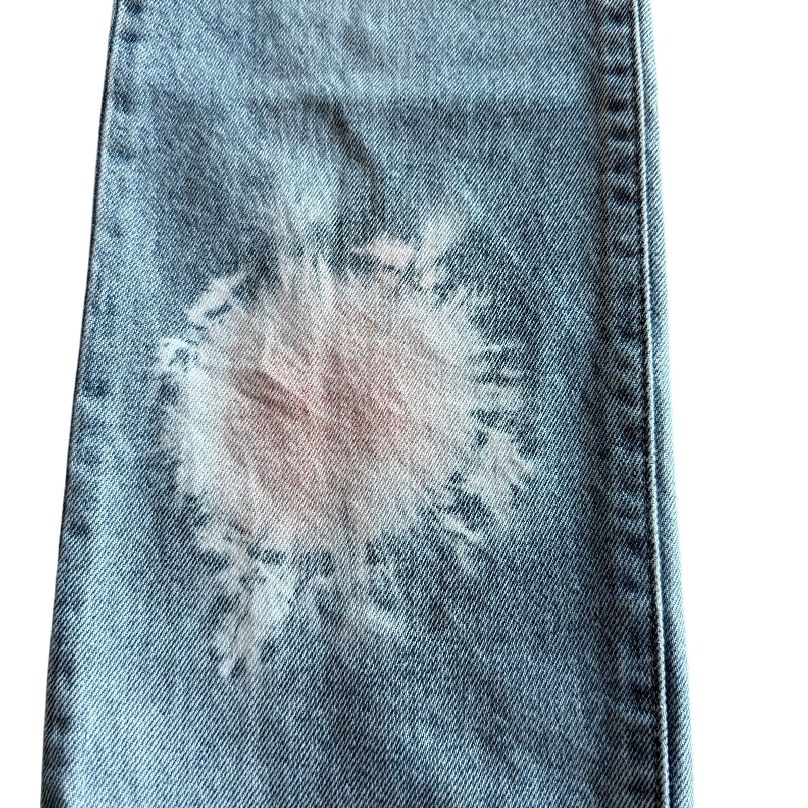 John Elliott JOHN ELLIOT: Men's "Kane" Distressed Tie-dye Jeans - 29 Size US 29 - 4 Thumbnail