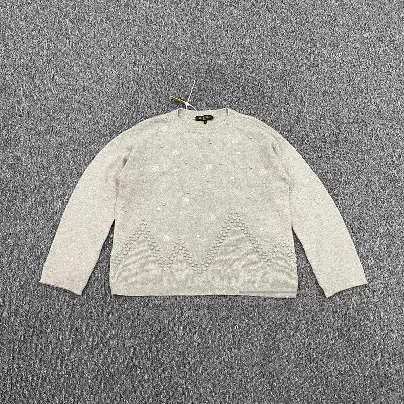 Loro Piana Loro Piana Christmas Limited Snowflake Cashmere Sweater Size S / US 4 / IT 40 - 1 Thumbnail