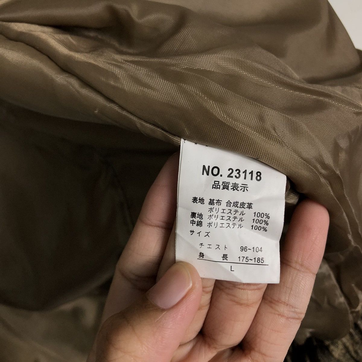 Japanese Brand 🔥Vtg Bomber Leather Jacket Parachute Nush Burg Military Size US L / EU 52-54 / 3 - 17 Thumbnail