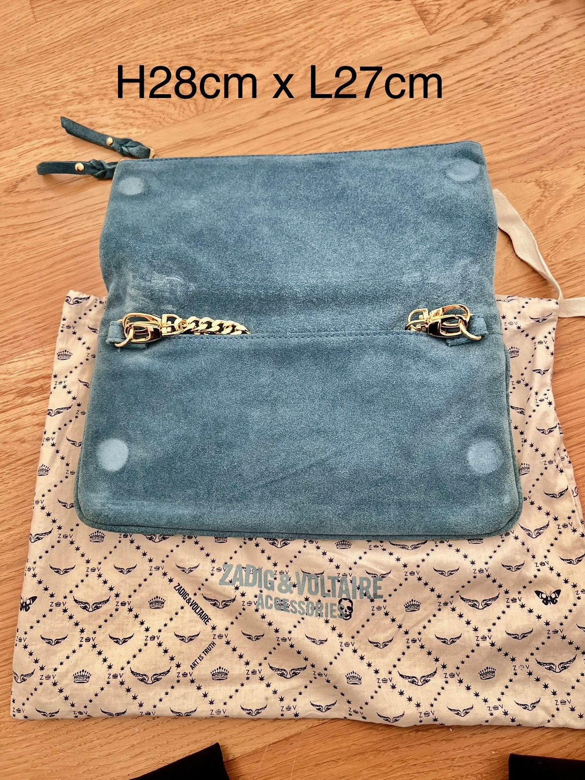 Zadig & Voltaire Rock bag by Zadig & Voltaire gold chains Size ONE SIZE - 4 Thumbnail
