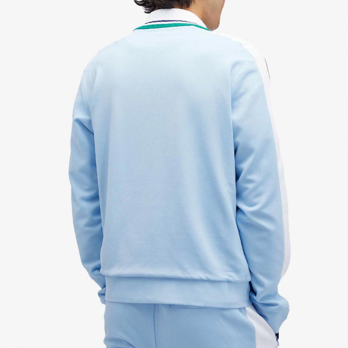 Casablanca o1mle0326 Contrast Yoke Track Jacket in Pale Blue Size US XS / EU 42 / 0 - 3 Thumbnail