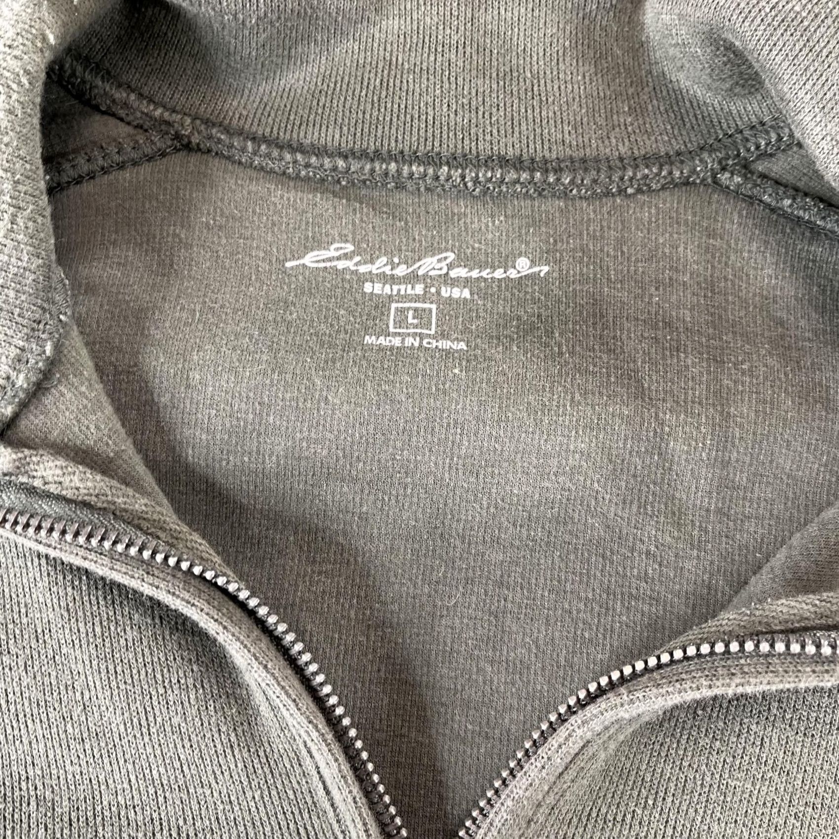 Eddie Bauer VINTAGE Eddie Bauer Sweater Mens Large Green 1/4 Zip Mock Neck Knit Pullover Warm Size US L / EU 52-54 / 3 - 2 Thumbnail