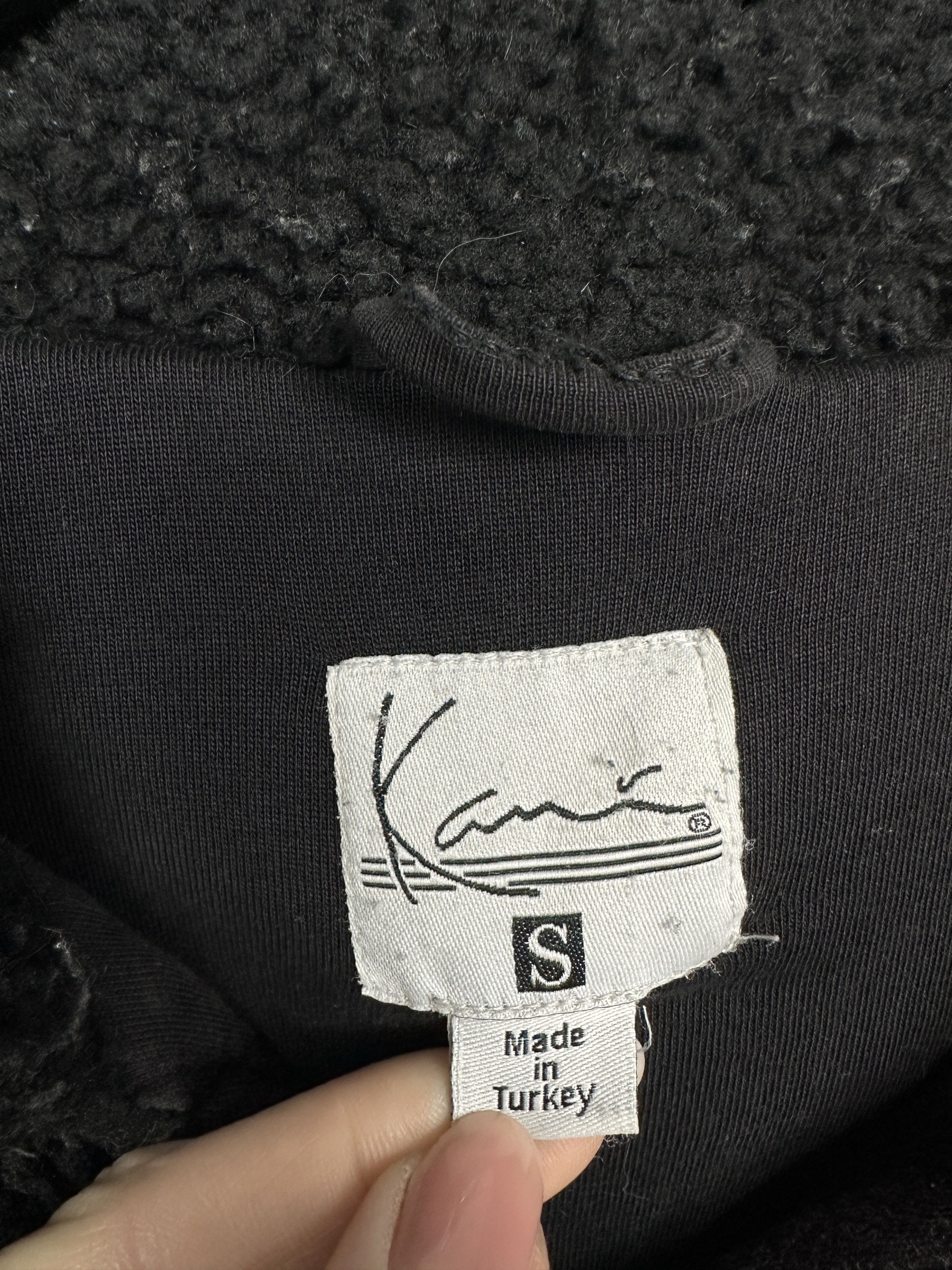 Karl Kani Karl Kani Mens Varsity Teddy Sherpa Fleece Hooded Jacket Size US S / EU 44-46 / 1 - 3 Thumbnail