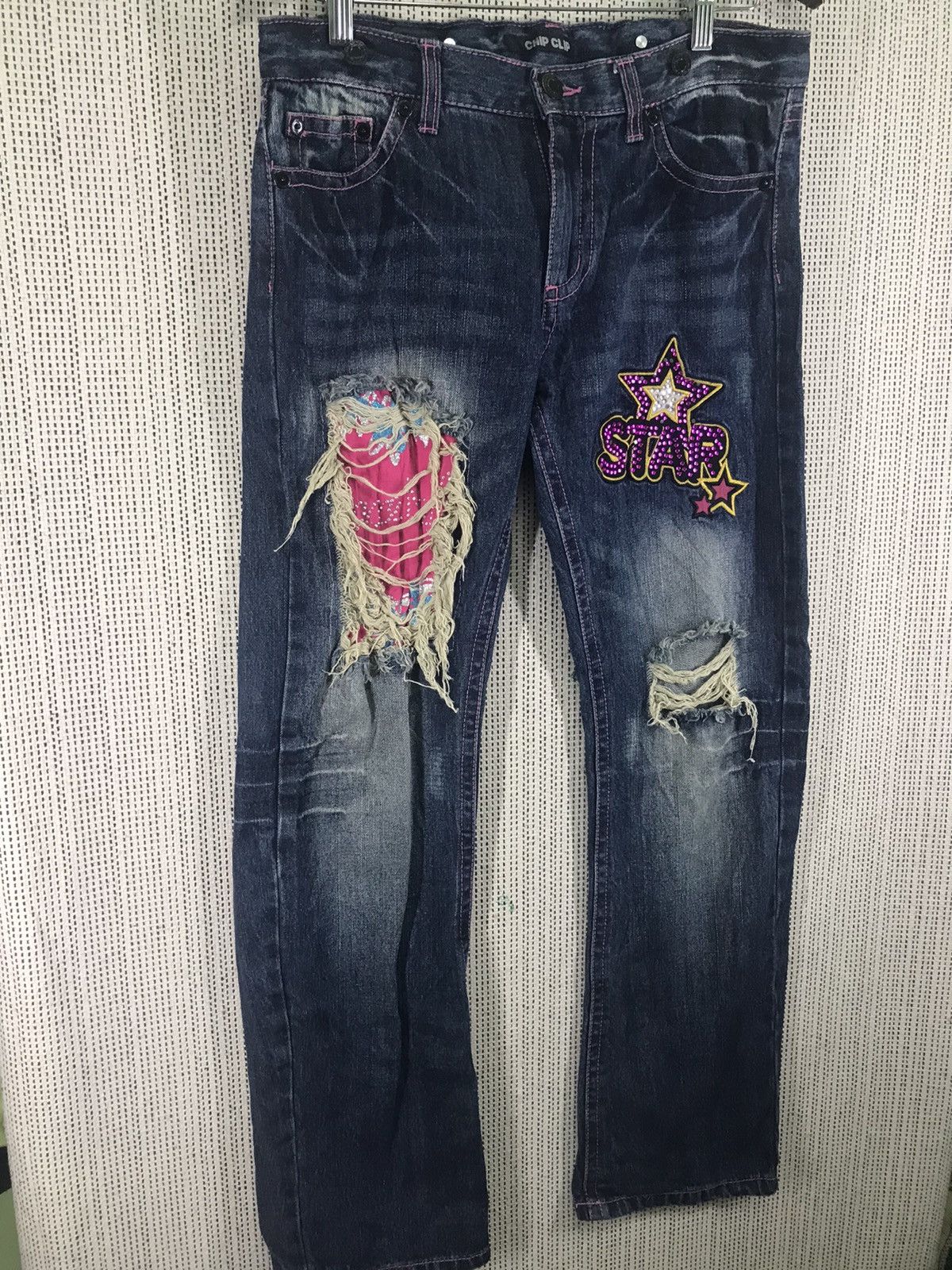 Japanese Brand × Seditionaries × Vintage punk distressed japanese brand chip clip star Size US 34 / EU 50 - 2 Thumbnail