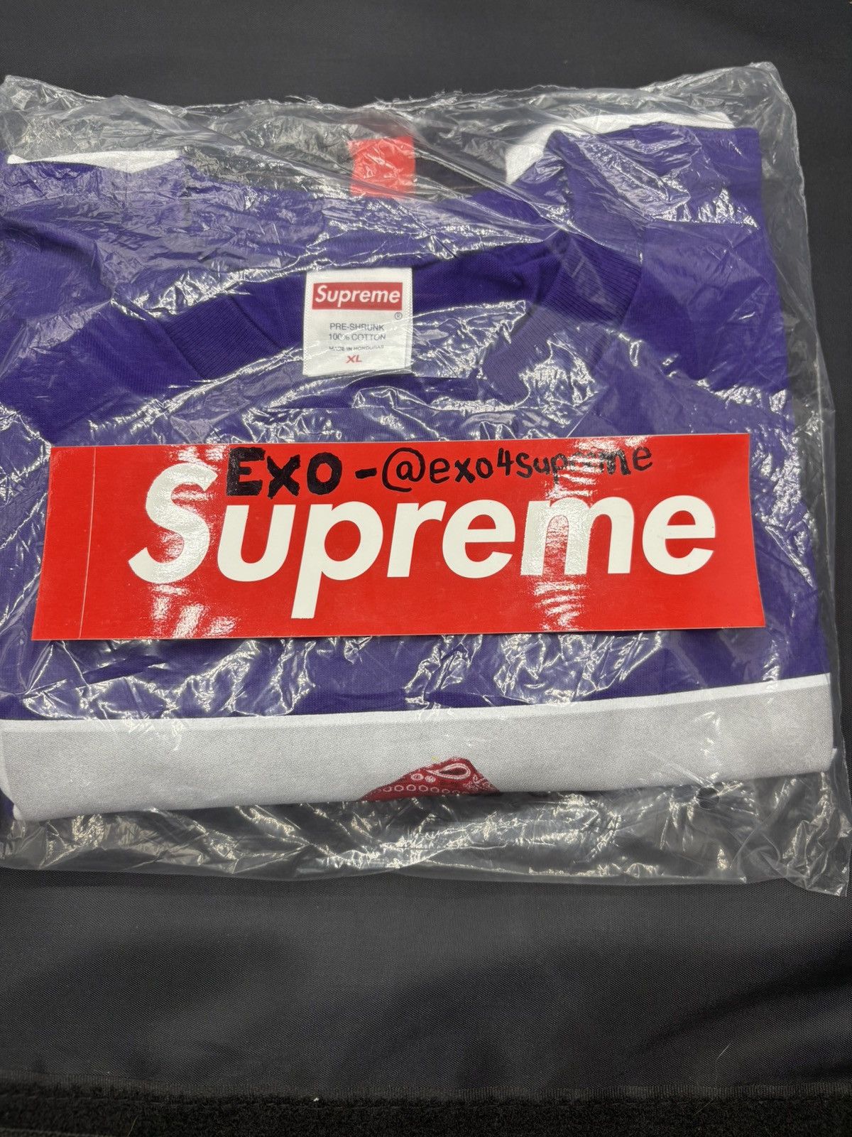 Supreme Supreme Playboi Carti Photo Tee - Purple - XL Size US XL / EU 56 / 4 - 2 Thumbnail