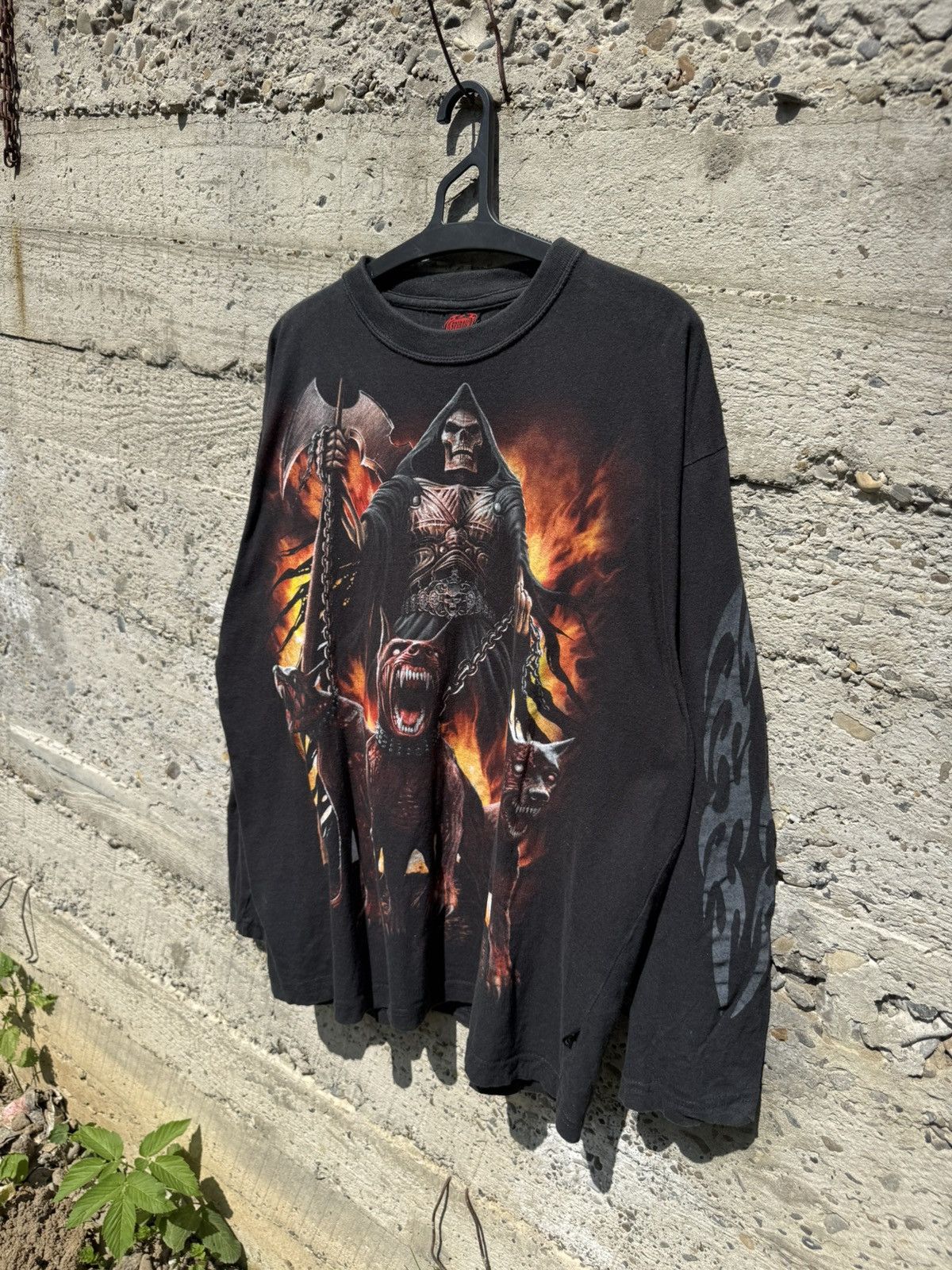 Vintage Vintage Spiral Death Cerber Y2k Graphic Long Sleeve Size US XL / EU 56 / 4 - 2 Thumbnail