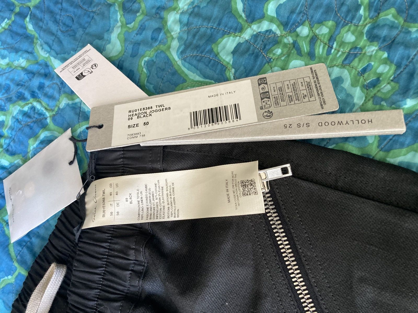 Rick Owens Headon Joggers "Hollywood" s/s 2025 Size US 34 / EU 50 - 13 Thumbnail
