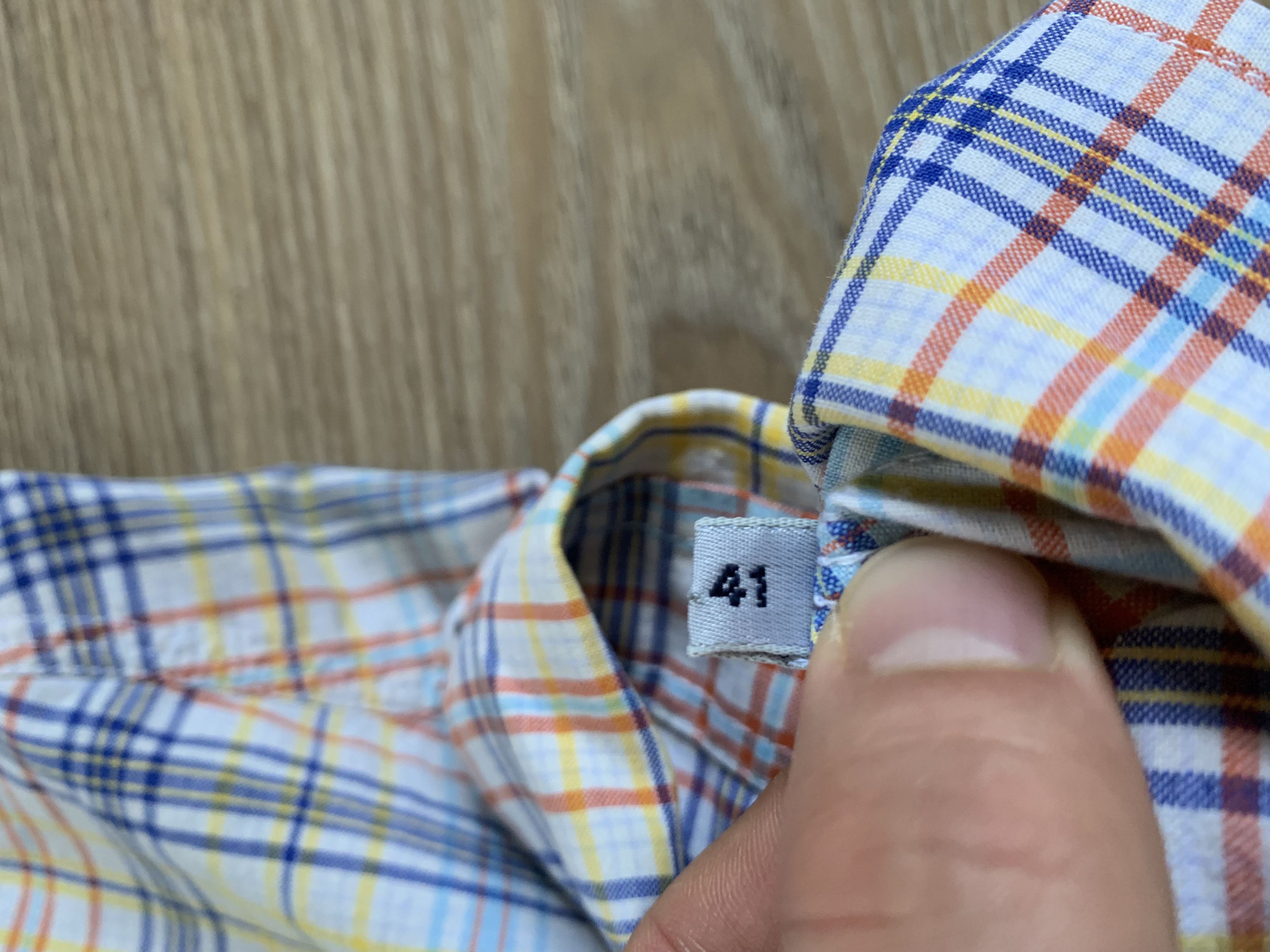 Valentino × Vintage Valentino Vintage Short Sleeve Plaid Cotton Shirt Size US L / EU 52-54 / 3 - 8 Thumbnail