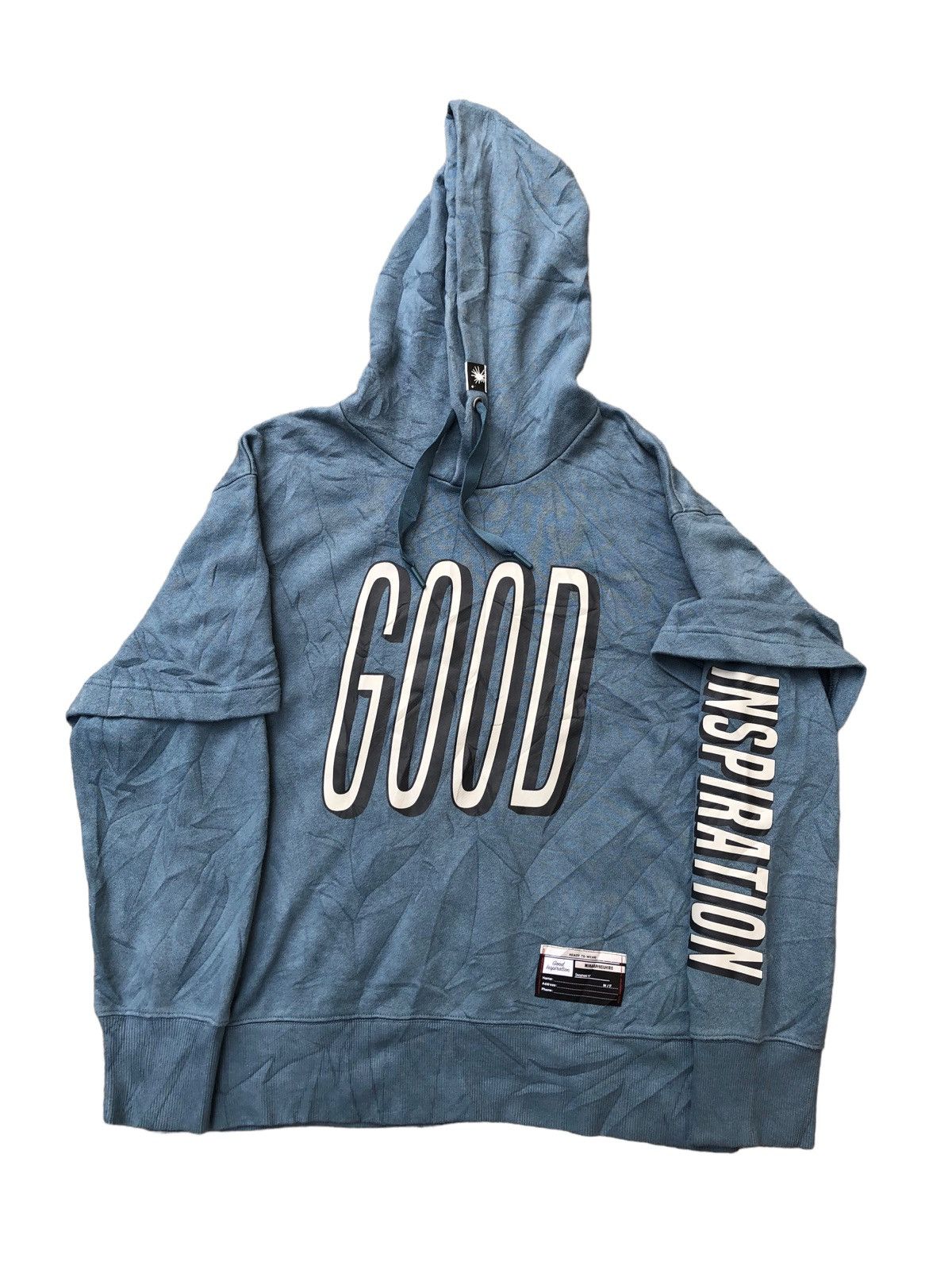image of Gu Hoodie in Blue, Men's (Size Small)