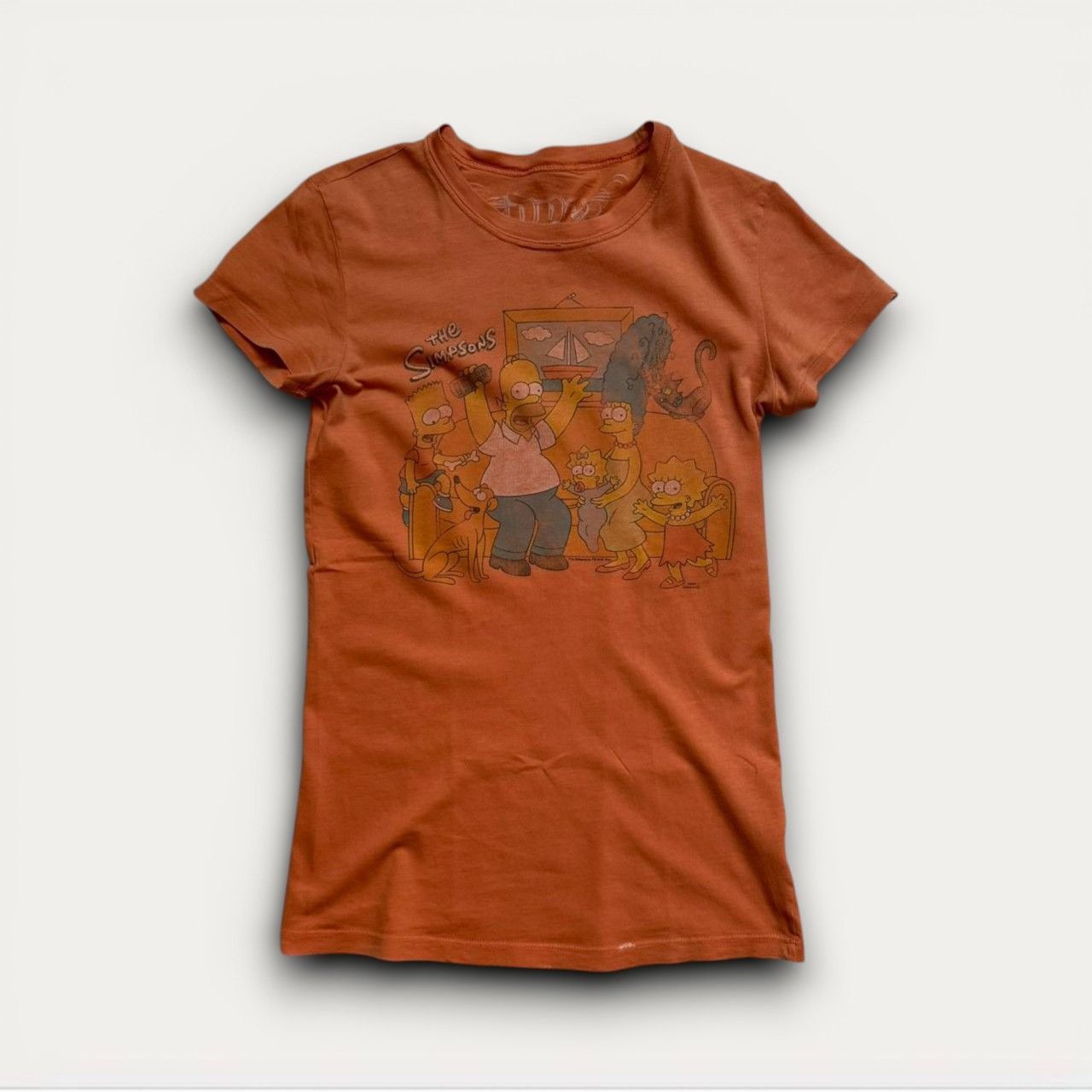 The Simpsons Vintage Y2K The Simpsons Distressed T-Shirt Size S / US 4 / IT 40 - 1 Thumbnail