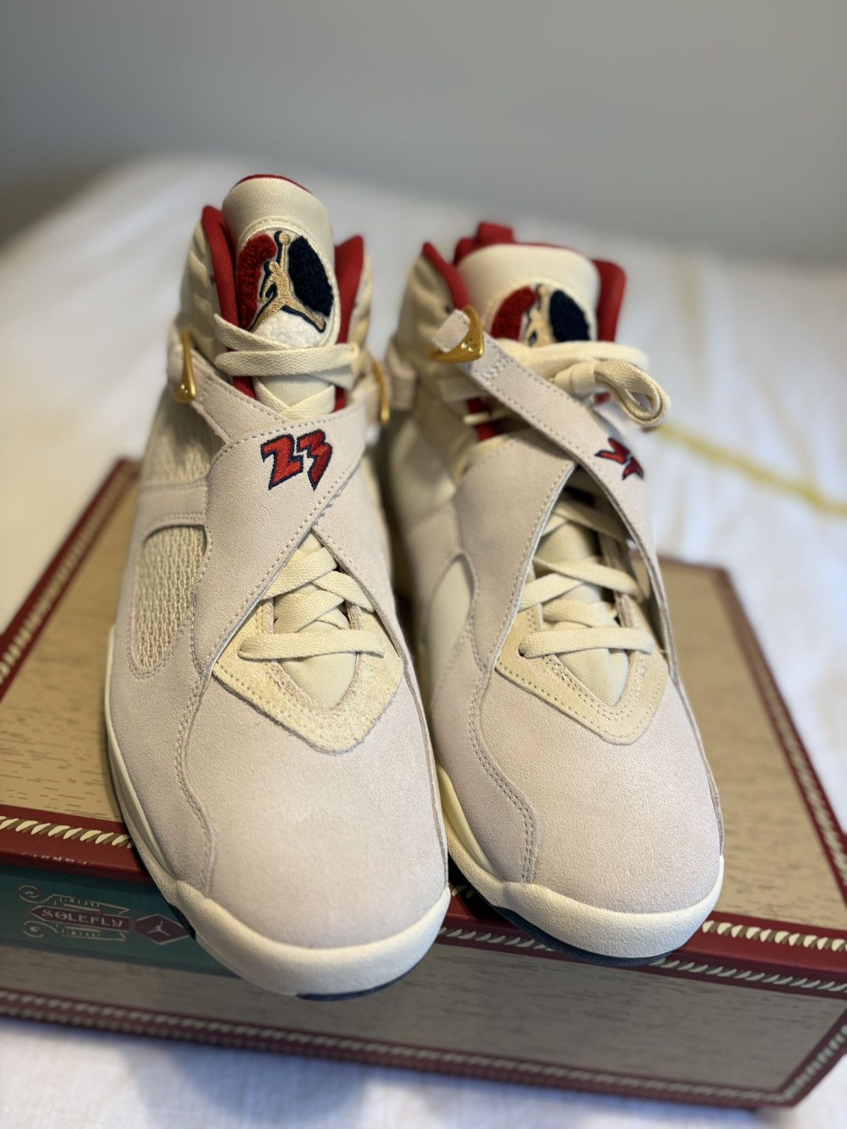 Nike Nike Air Jordan 8 Retro SP SoleFly "Mi Casa Es Su Casa" Size US 10 / EU 43 - 1 Thumbnail
