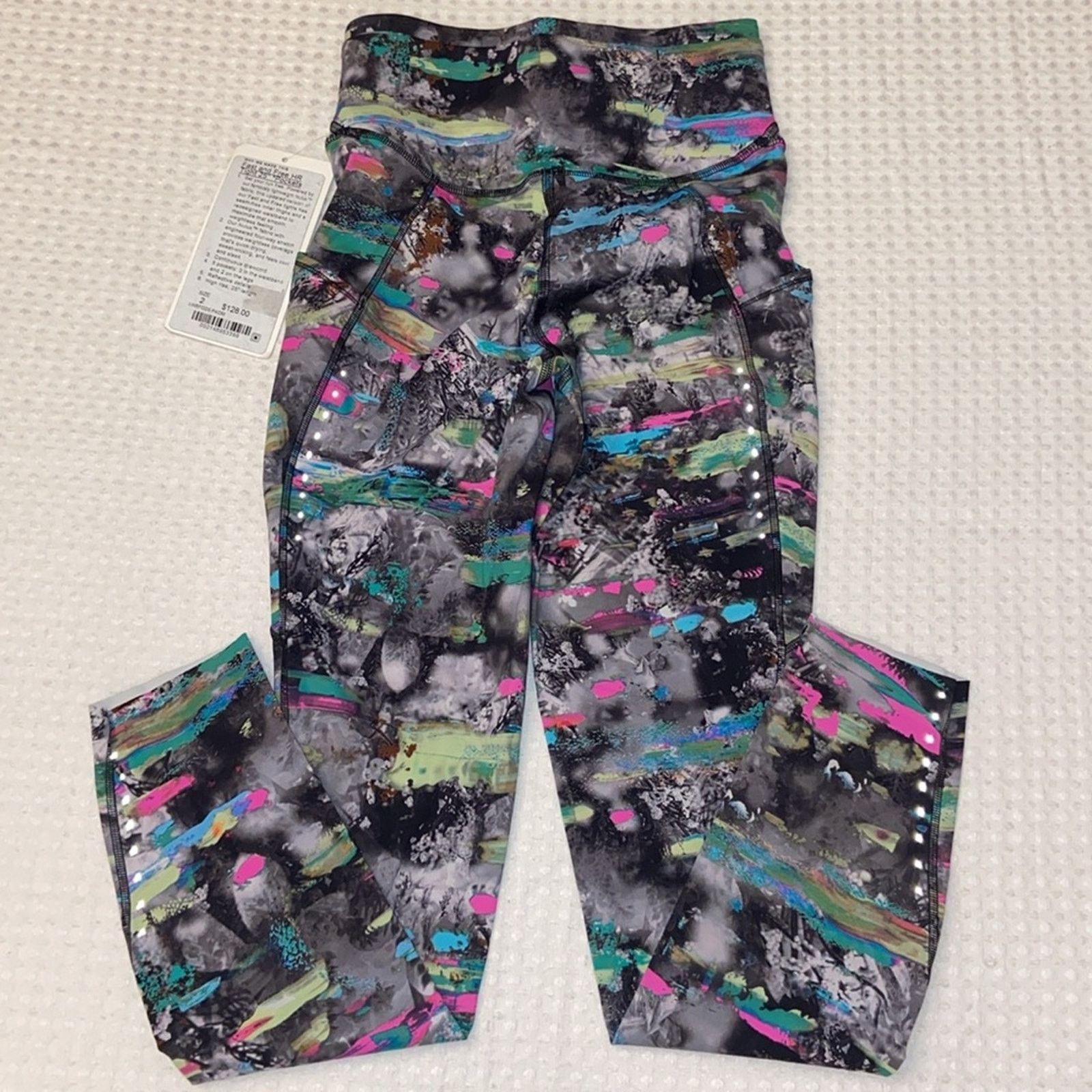 Lululemon NEW! LULULEMON Sz 2 Fast Free HR Tight 25” Running Leggings Size 26" / US 2 / IT 38 - 13 Thumbnail