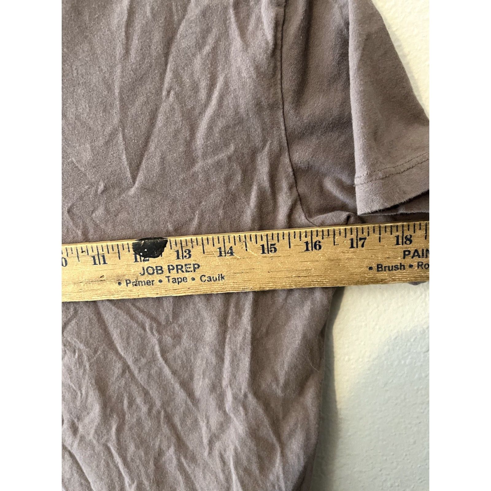 H&M H&M Top Women XS Brown Solid Cotton Blend Short Sleeve T-Shirt Size XS / US 0-2 / IT 36-38 - 5 Thumbnail