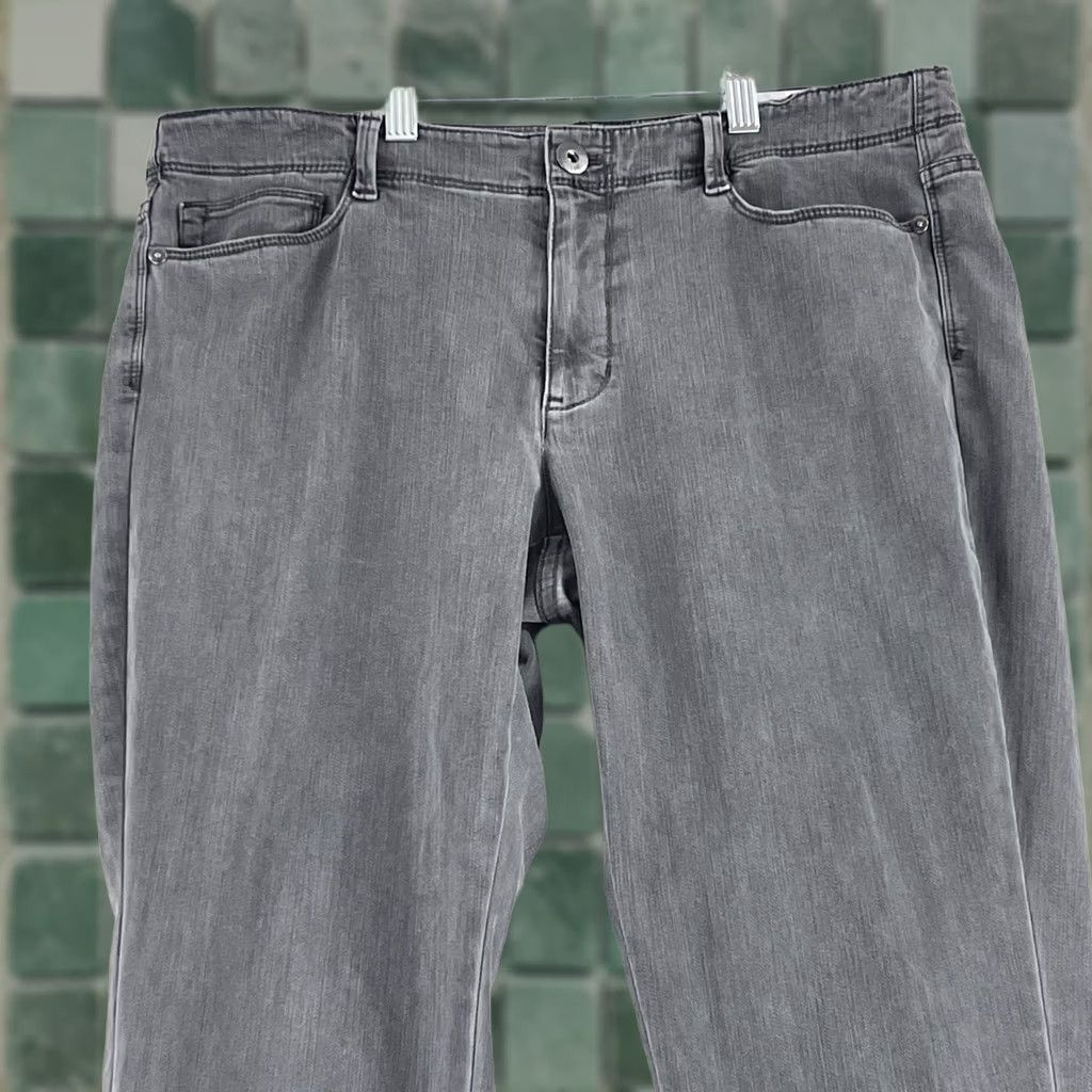 J. Jill J. Jill Slim Ankle Jeans Womens Size 12 Gray Denim Mid-Rise Casual Pants Slim Ankle Jeans Womens Gray Denim 12 Jeans Size 34" / US 12 / IT 48 - 1 Thumbnail