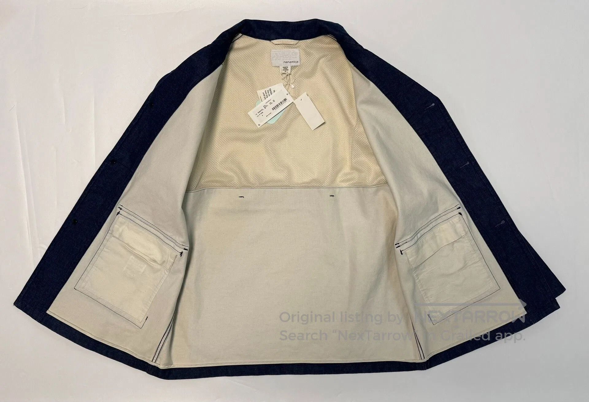 Nanamica nanamica indigo oversized jacket. Size US S / EU 44-46 / 1 - 6 Thumbnail