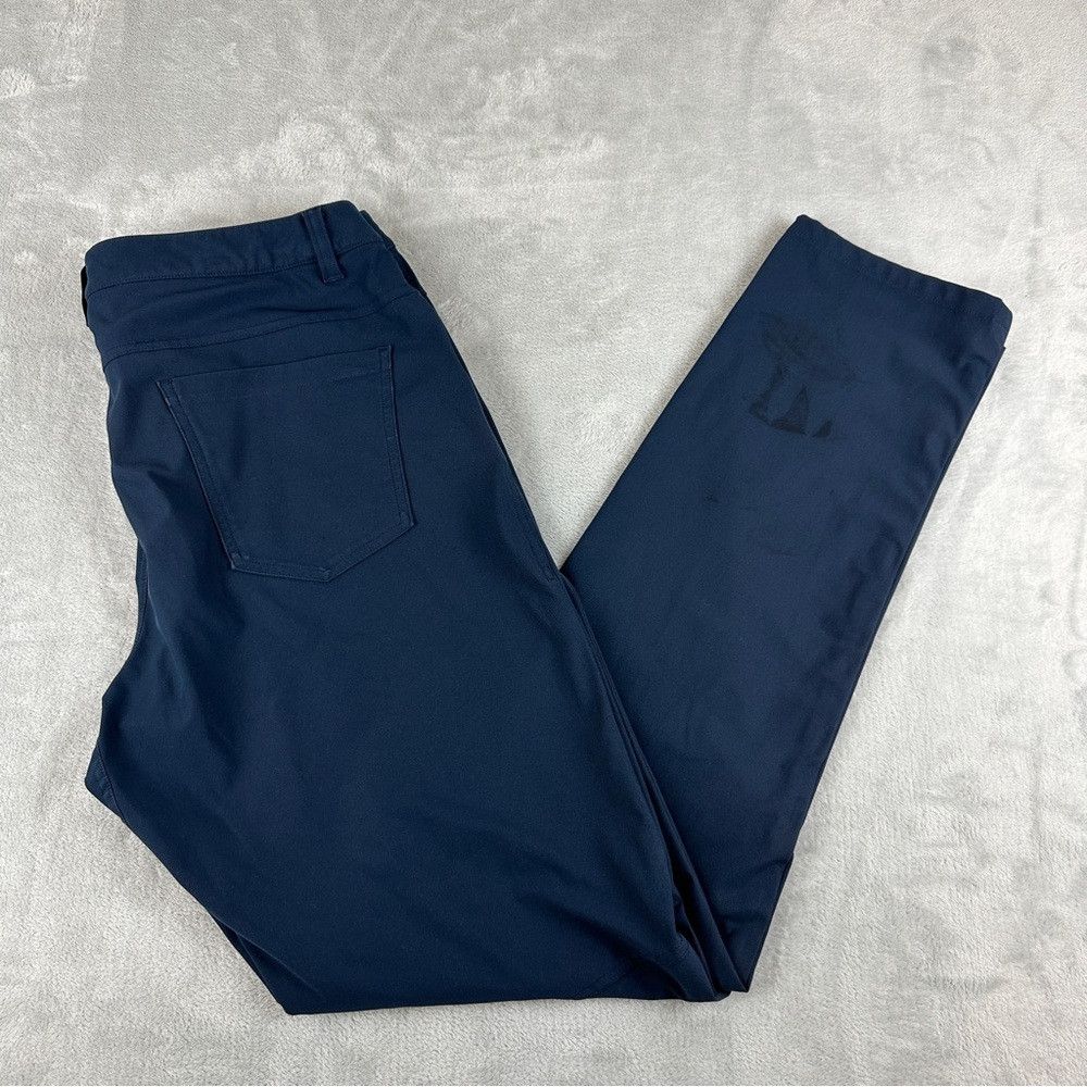 Lululemon Lululemon ABC Pant True Navy 37" Men's Size 34 Waist M5468T Size US 34 / EU 50 - 1 Thumbnail