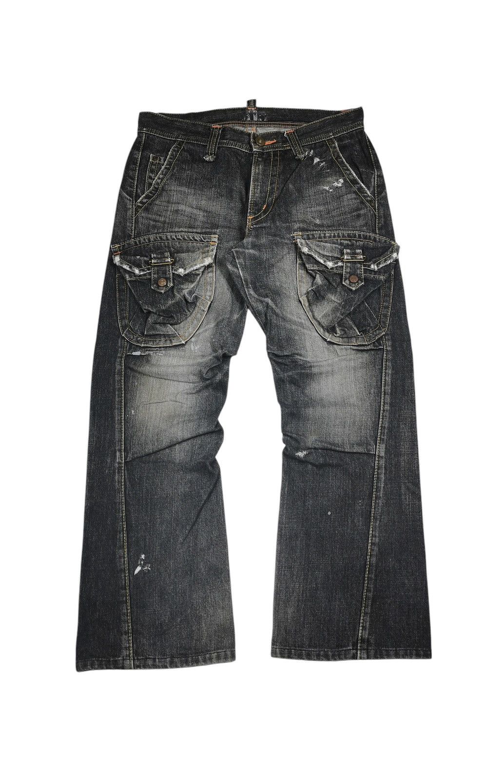 Edwin 2000s Japanese flared cargo pants Size US 32 / EU 48 - 2 Thumbnail