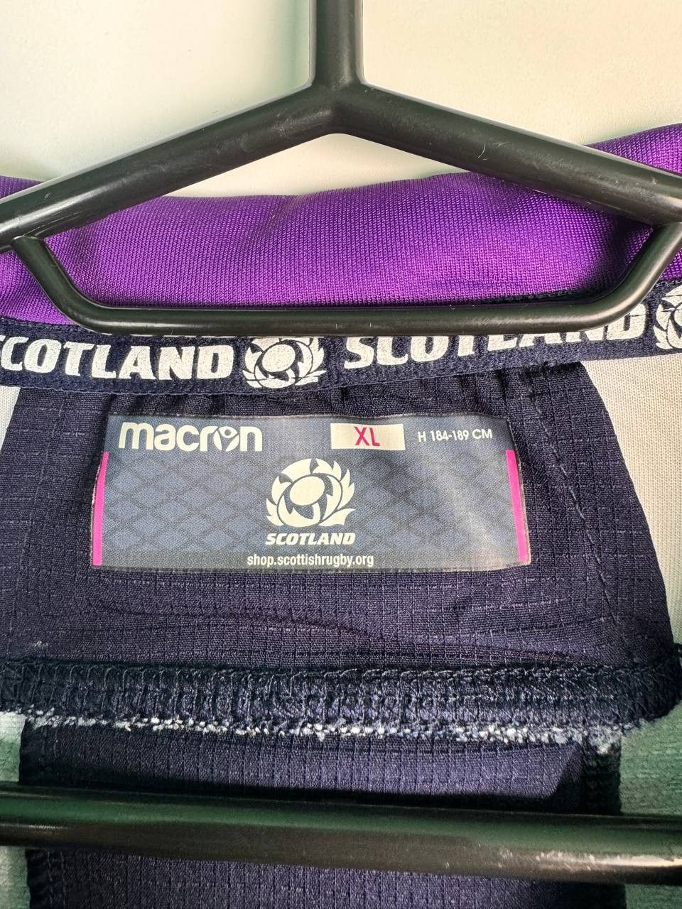 MENS RUGBY UNION SCOTLAND RARE HOME SHIRT JERSEY MAILLOT