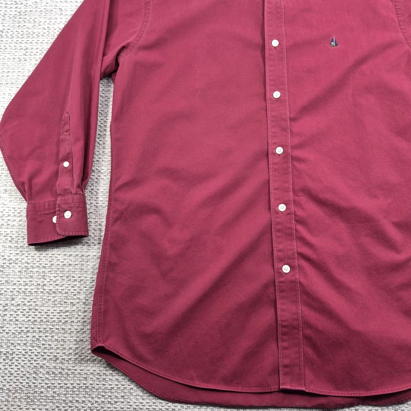Nordstrom Nordstrom Mens Dress Shirt Small Red Button Up Smartcare Non Iron Casual Size US S / EU 44-46 / 1 - 3 Thumbnail