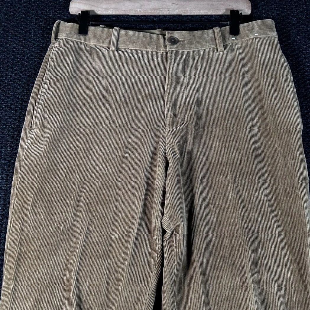 Uniqlo Uniqlo Corduroy Pants Mens 32 Regular Beige Solid Khakis Retro Straight Leg M96 Size US 32 / EU 48 - 2 Thumbnail
