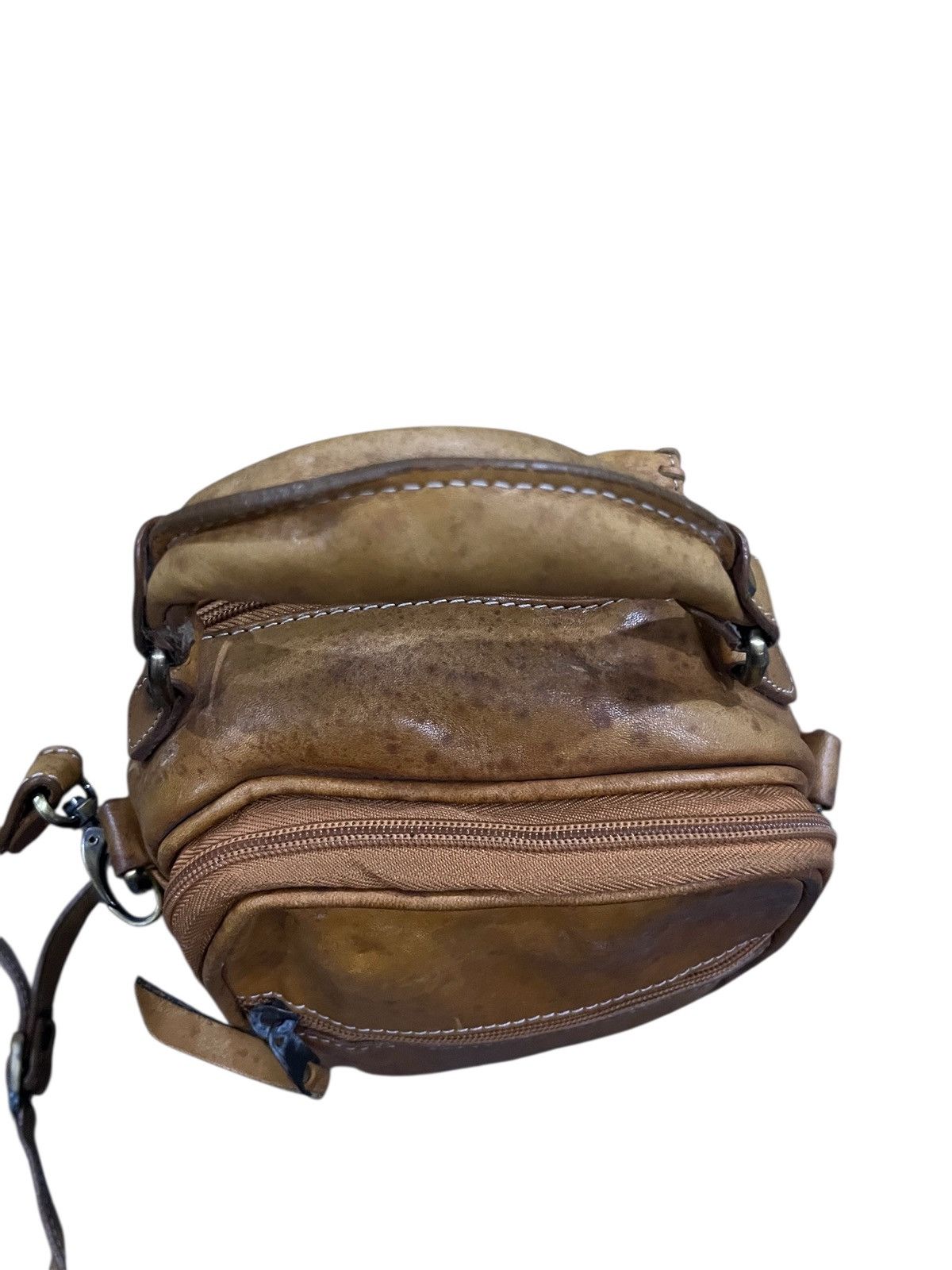 Japanese Brand Vintage cross body bag leather baseball glove leather Size ONE SIZE - 6 Thumbnail