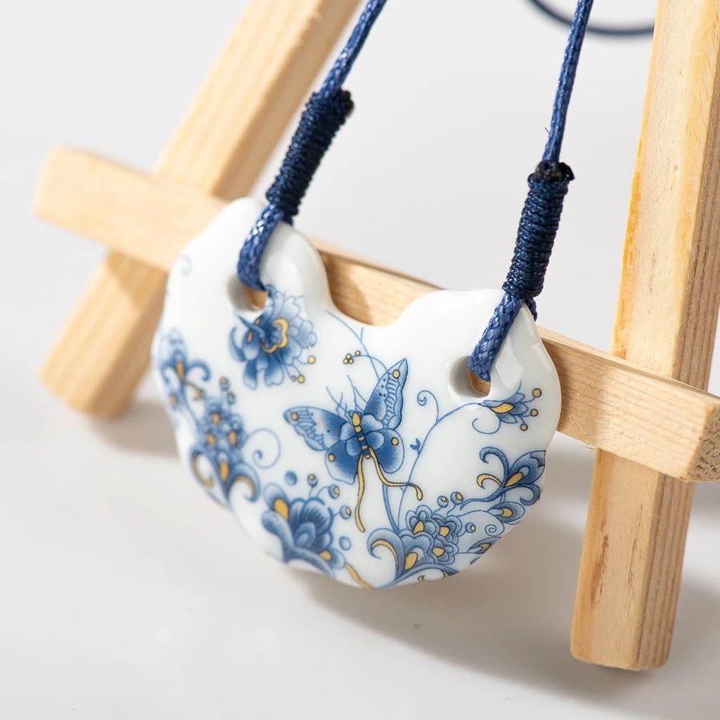 Handmade Butterfly Pendant Necklace Handmade Jewelry Gift For Her Size ONE SIZE - 5 Thumbnail
