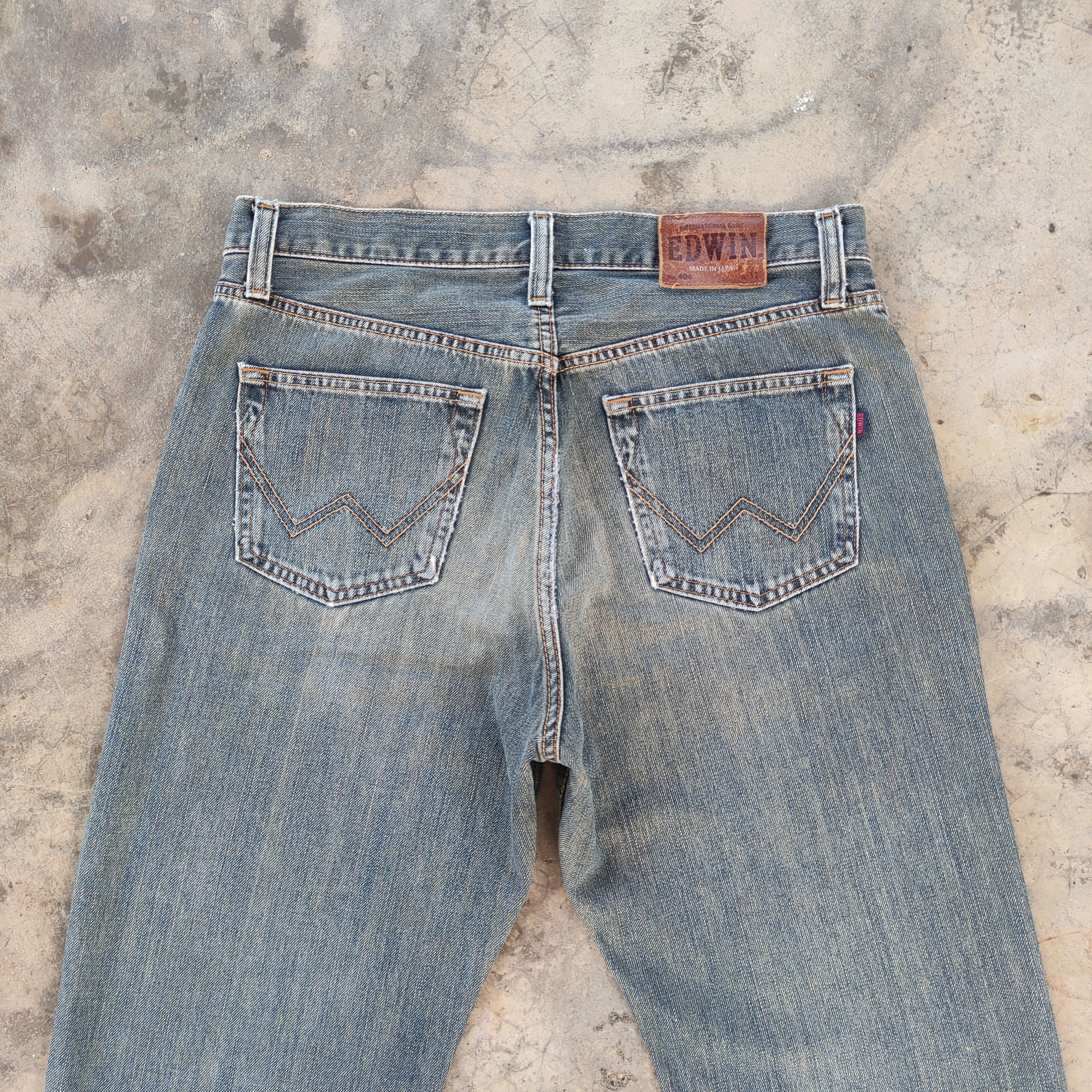 Edwin VINTAGE EDWIN 404 RUSTY FADED JEANS DENIM PANTS Size US 33 - 11 Thumbnail