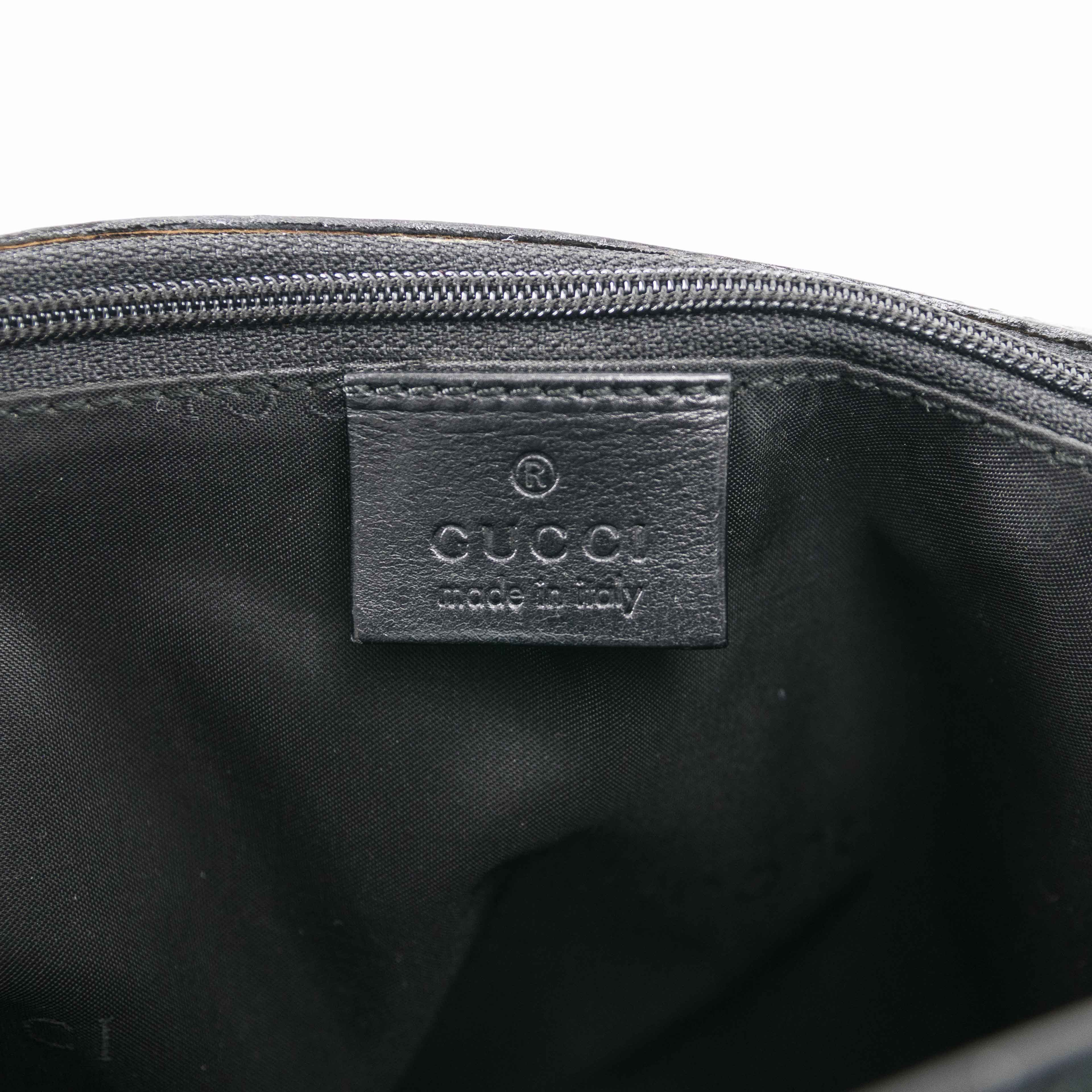 Gucci Gucci Black Suede and Leather Messenger Bag Size ONE SIZE - 16 Thumbnail