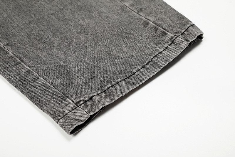 Japanese Brand Vintage washed distressed men's wide-leg jeans Size US 32 / EU 48 - 6 Thumbnail