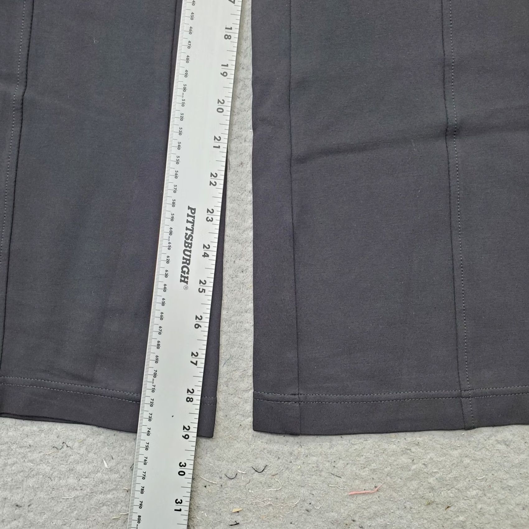 Calvin Klein Calvin Klein Women's Black Ankle Pants Rayon Stretch Bootcut 29" Inseam L/Size L Wool? (Note: This is incorrect; provide a cleaned final title) Size 36" / US 14 / IT 50 - 4 Thumbnail