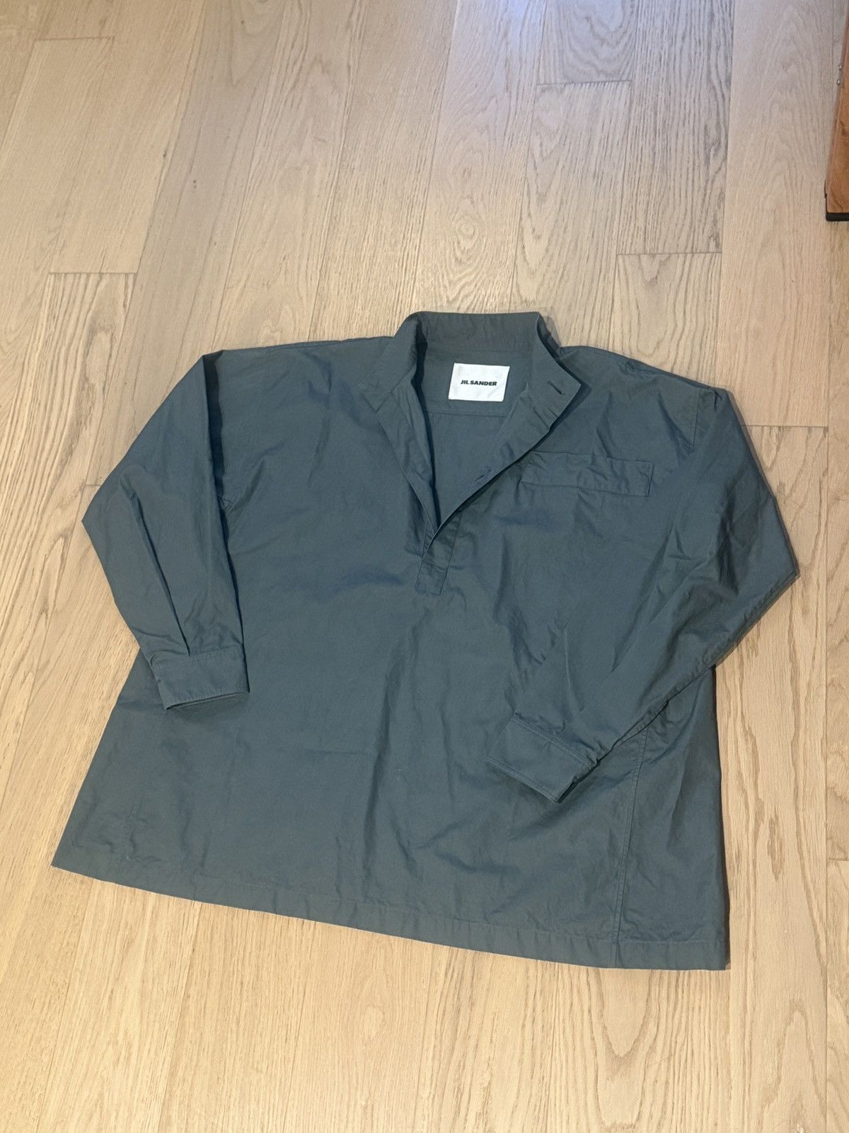 Jil Sander Jil Sander Cotton Pullover Jacket Size US L / EU 52-54 / 3 - 4 Thumbnail