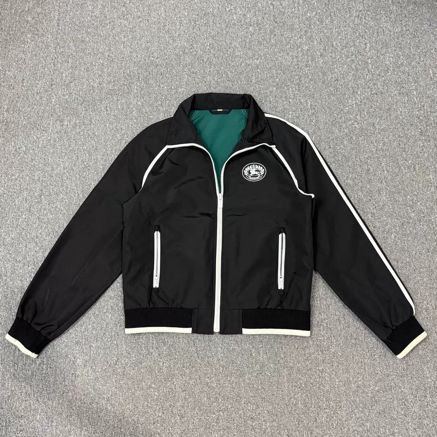 Burberry Burberry Black White Stripe School Jacket 52 99 New Size US L / EU 52-54 / 3 - 1 Thumbnail