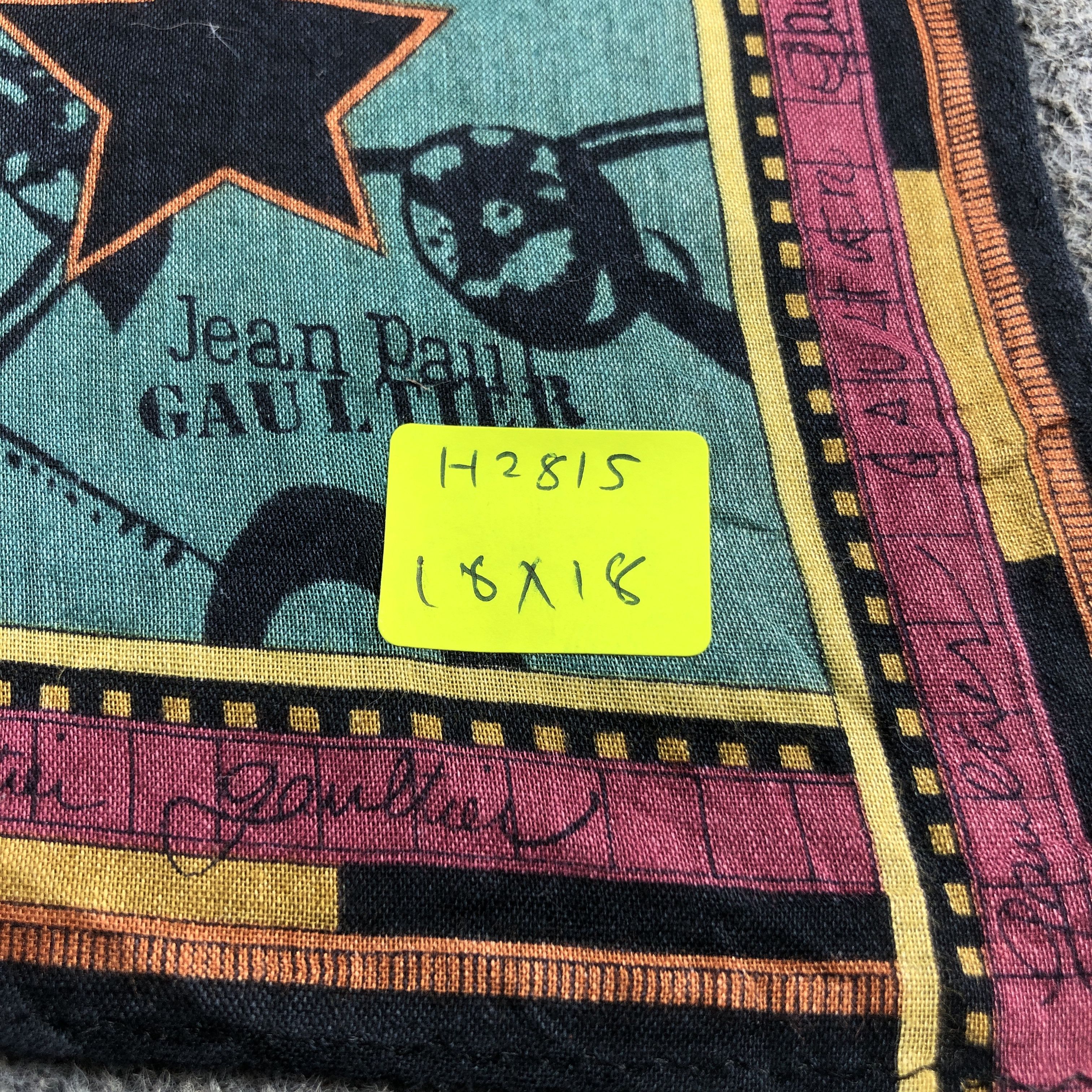Jean Paul Gaultier Jean Paul Gaultier Handkerchief Neckerchief Bandana H2815 Size ONE SIZE - 7 Thumbnail